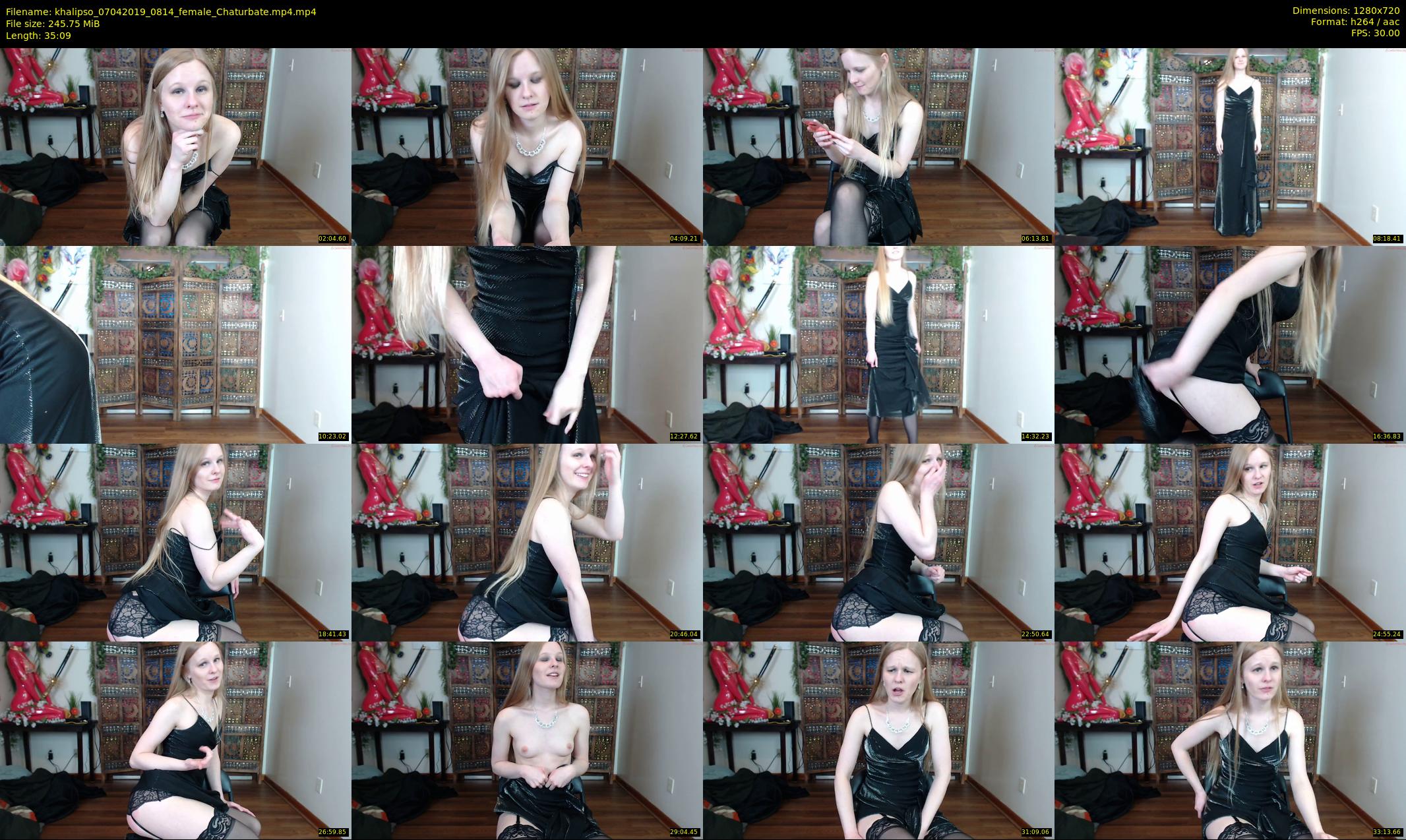 khalipso — 36 minute Chaturbate female cam show recording, 720p, Apr 7, 2019