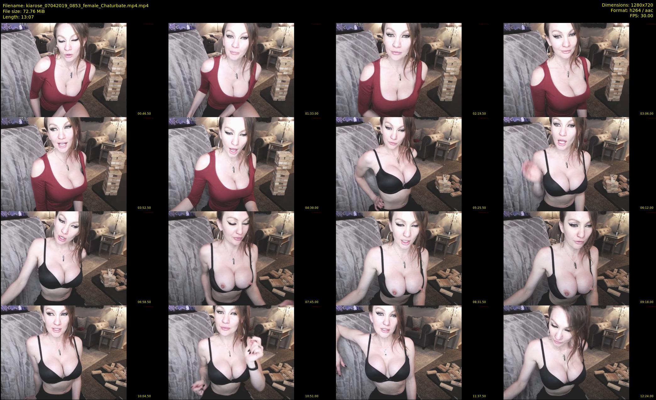 kiarose — 14 minute Chaturbate female cam show recording, 720p, Apr 7, 2019