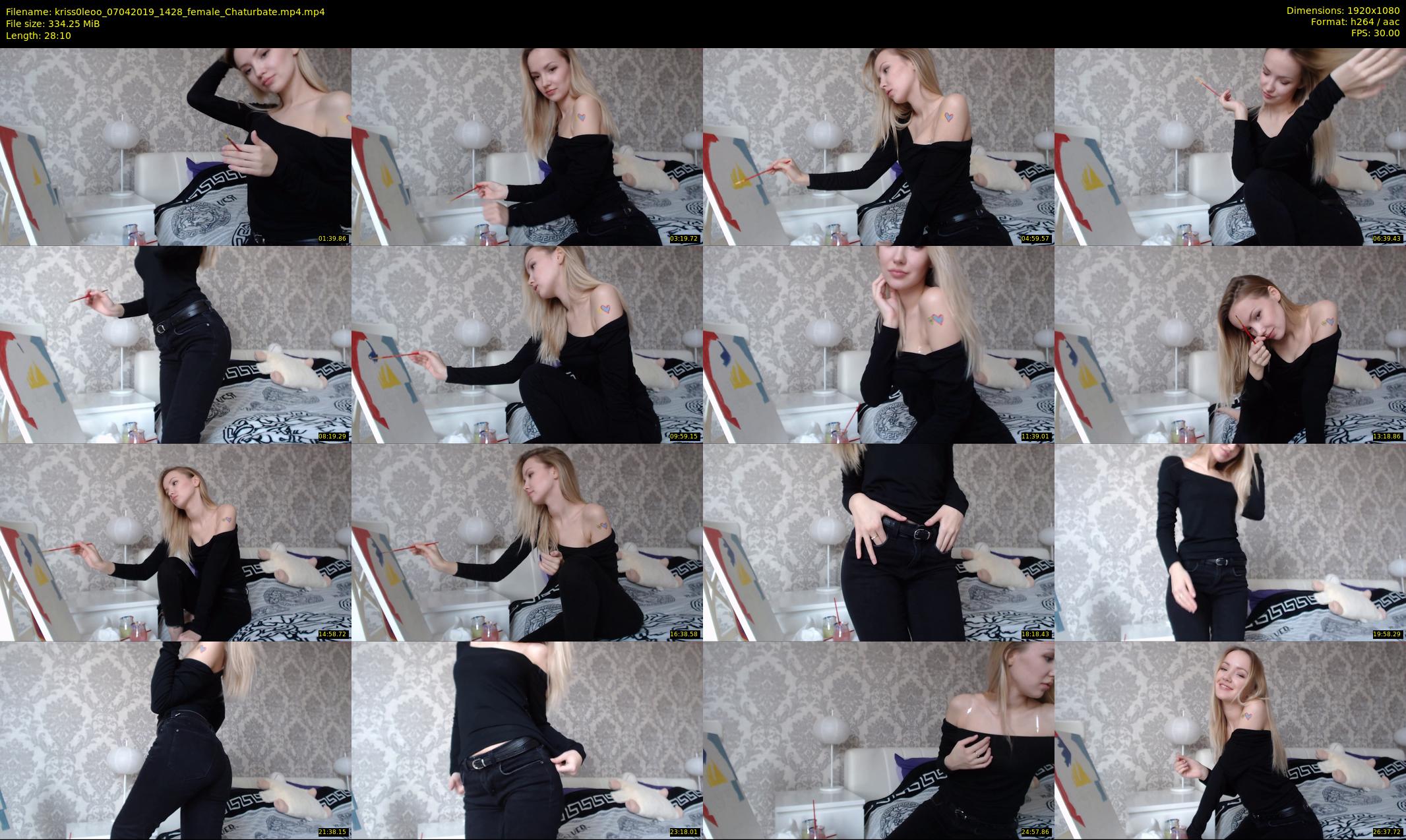 kriss0leoo — 29 minute Chaturbate couple cam show recording, 1080p, Apr 7, 2019