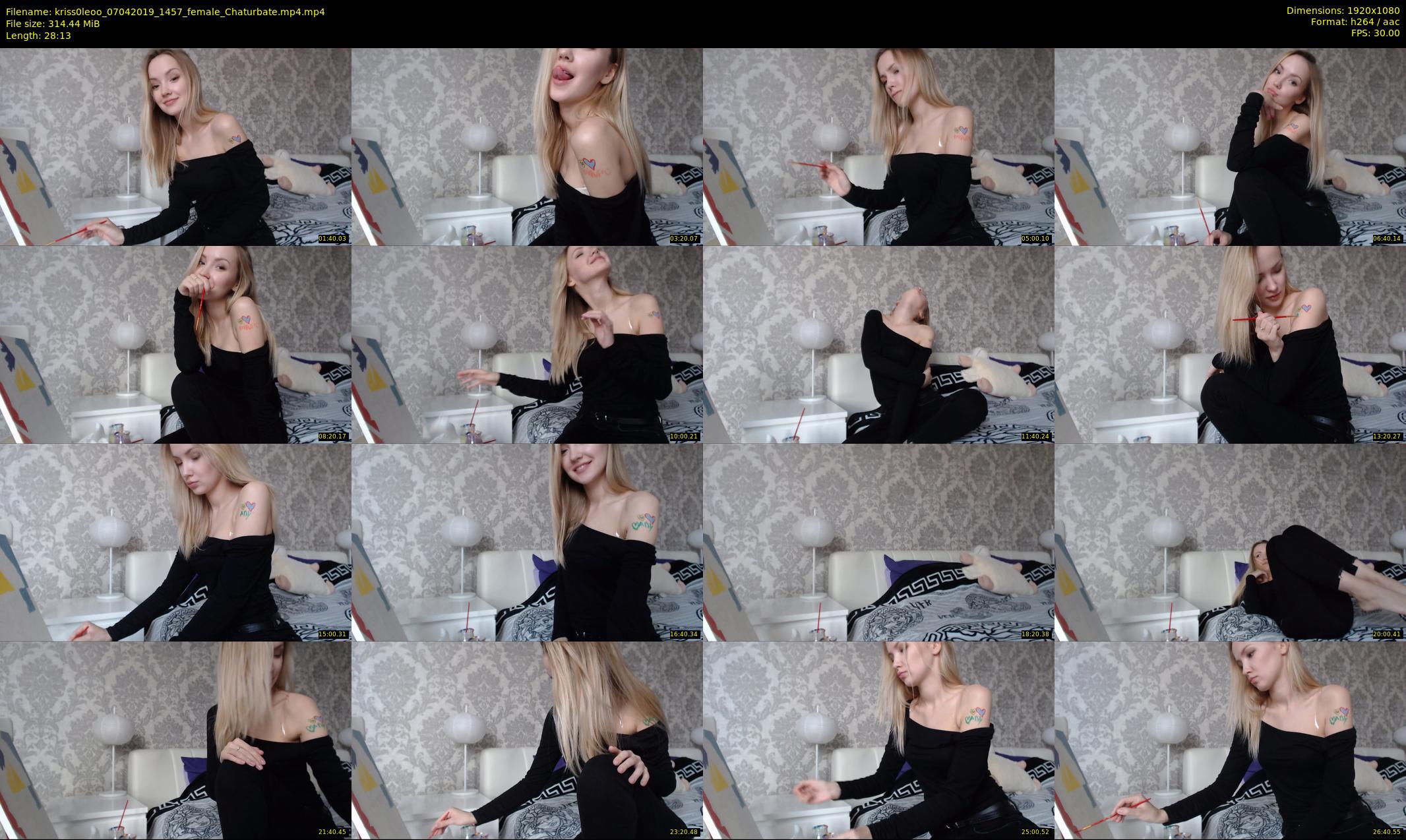 kriss0leoo — 29 minute Chaturbate couple cam show recording, 1080p, Apr 7, 2019