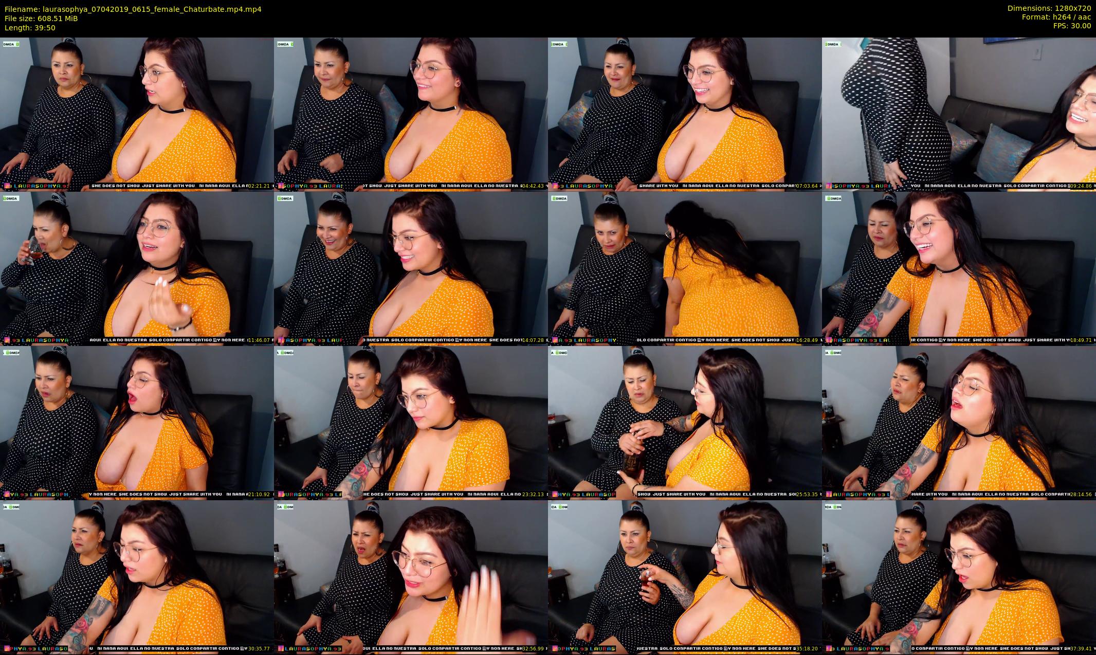 laurasophya — 40 minute Chaturbate female cam show recording, 720p, Apr 7, 2019