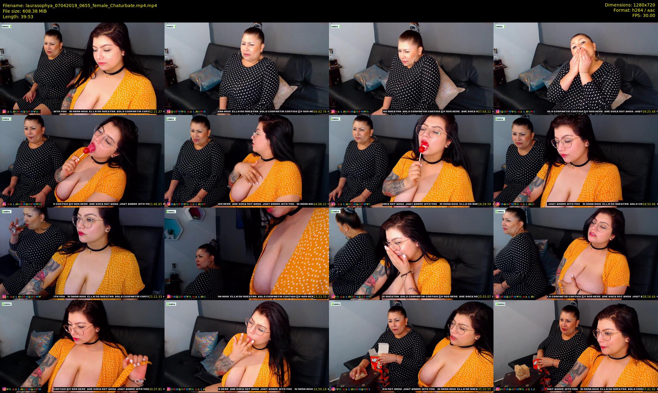 laurasophya — 40 minute Chaturbate female cam show recording, 720p, Apr 7, 2019