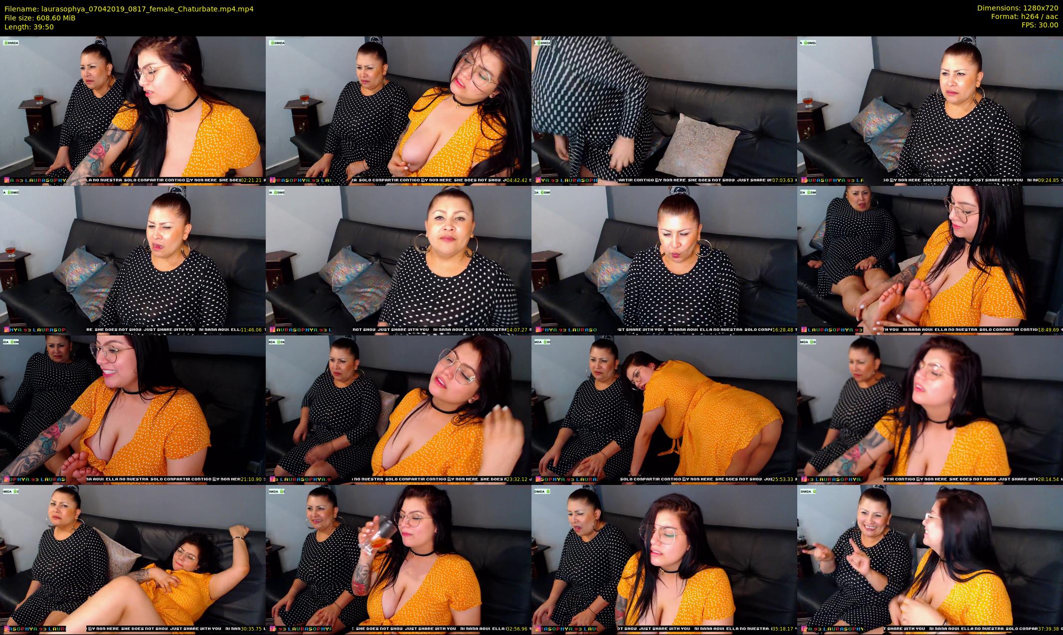 laurasophya — 40 minute Chaturbate female cam show recording, 720p, Apr 7, 2019