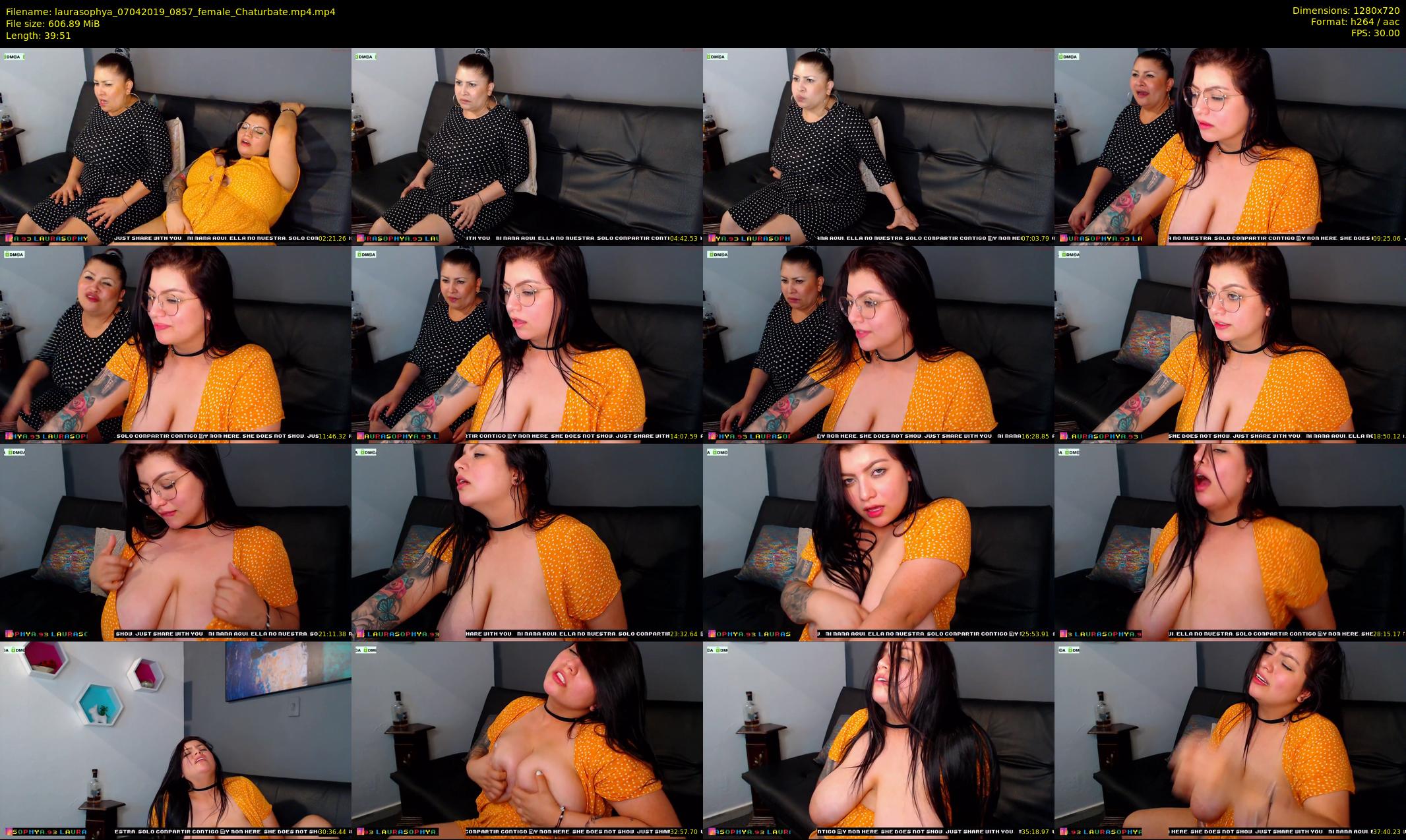 laurasophya — 40 minute Chaturbate female cam show recording, 720p, Apr 7, 2019