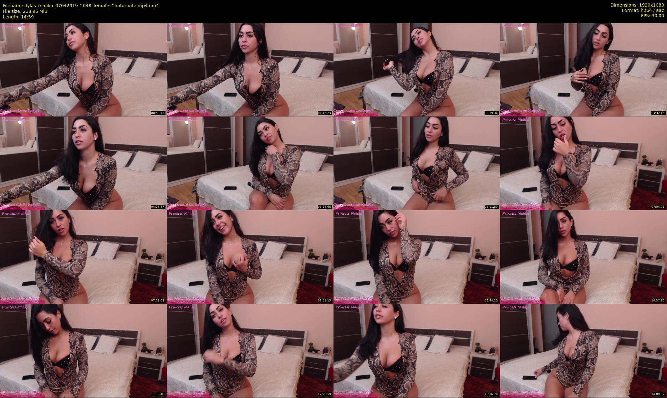 lylas_malika — 15 minute Chaturbate female cam show recording, 1080p, Apr 7, 2019