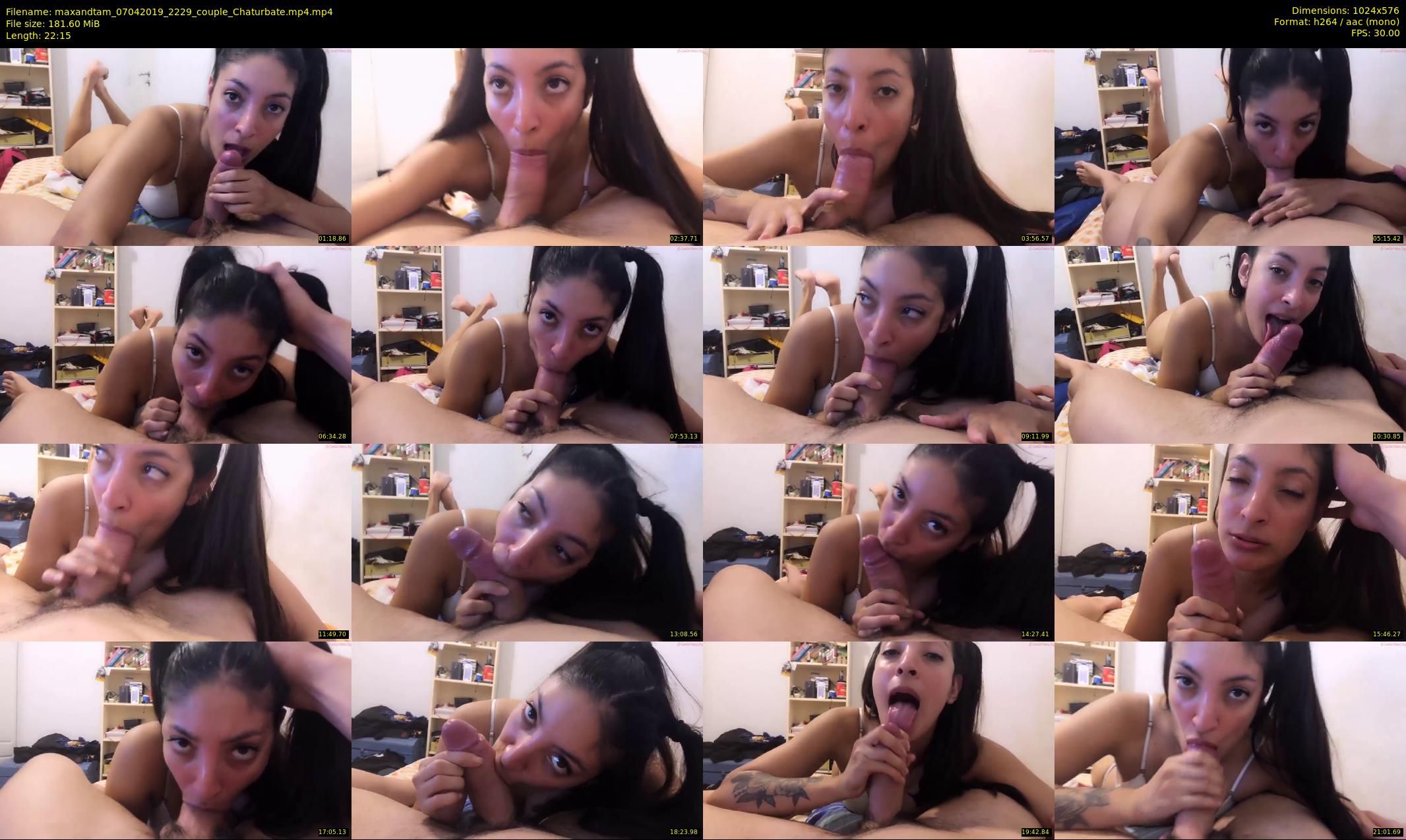 maxandtam — 23 minute Chaturbate couple cam show recording, 480p, Apr 7, 2019