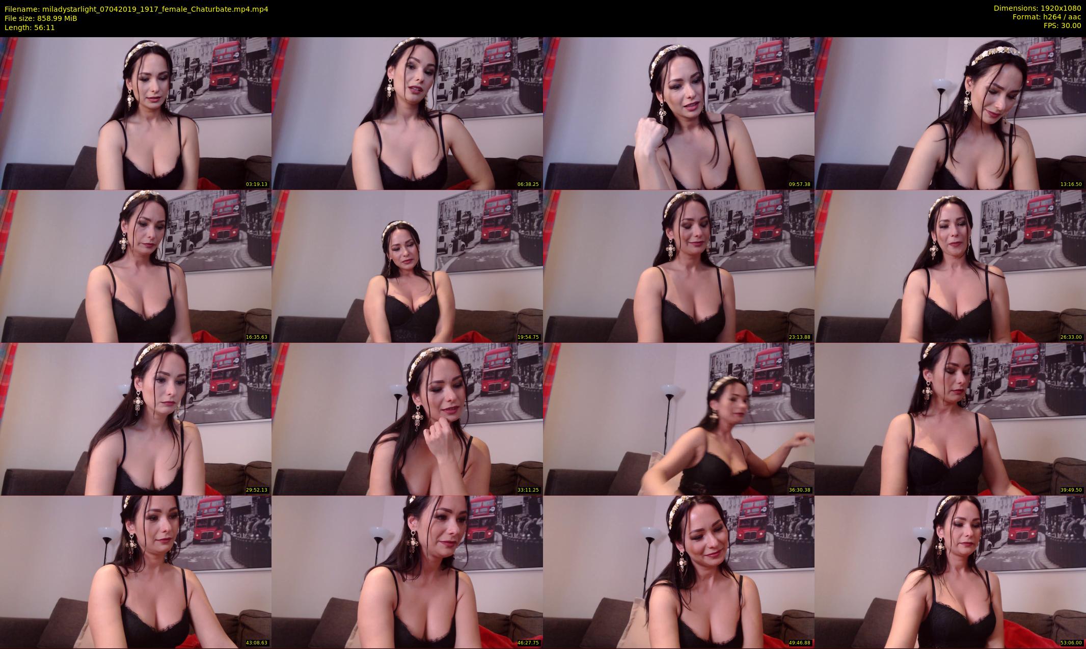 miladystarlight — 57 minute Chaturbate female cam show recording, 1080p, Apr 7, 2019