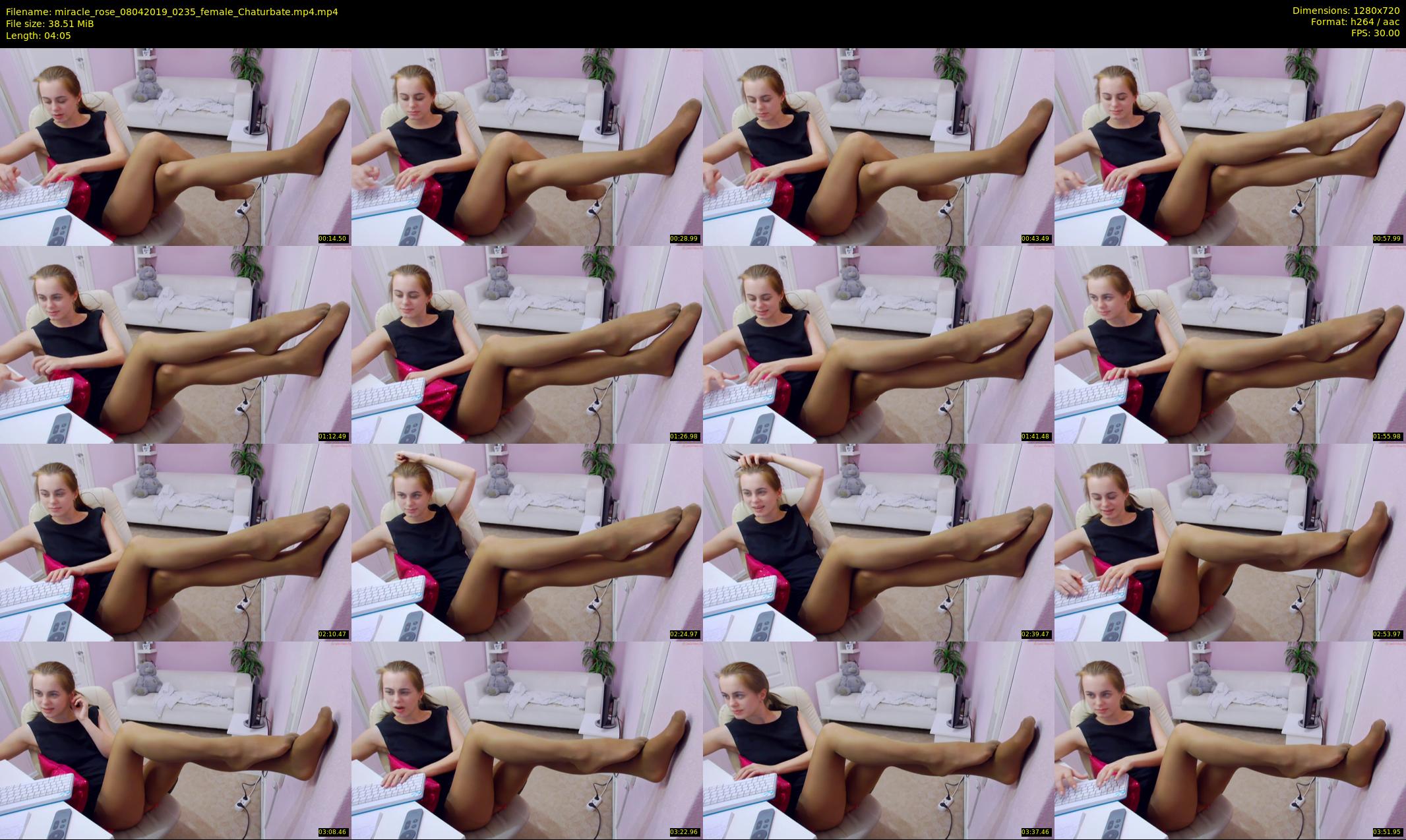 miracle_rose — 5 minute Chaturbate female cam show recording, 720p, Apr 8, 2019