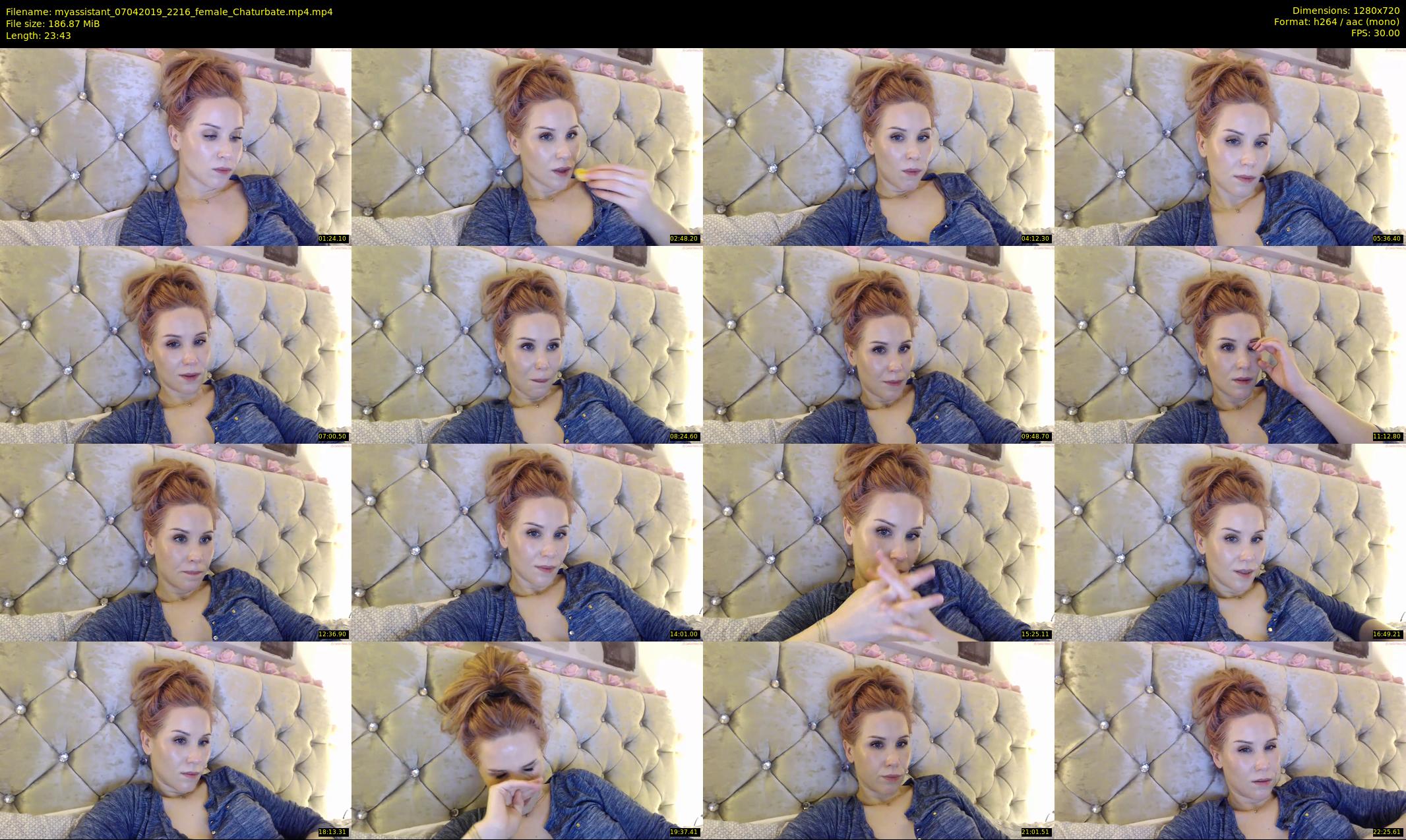 myassistant — 24 minute Chaturbate female cam show recording, 720p, Apr 7, 2019