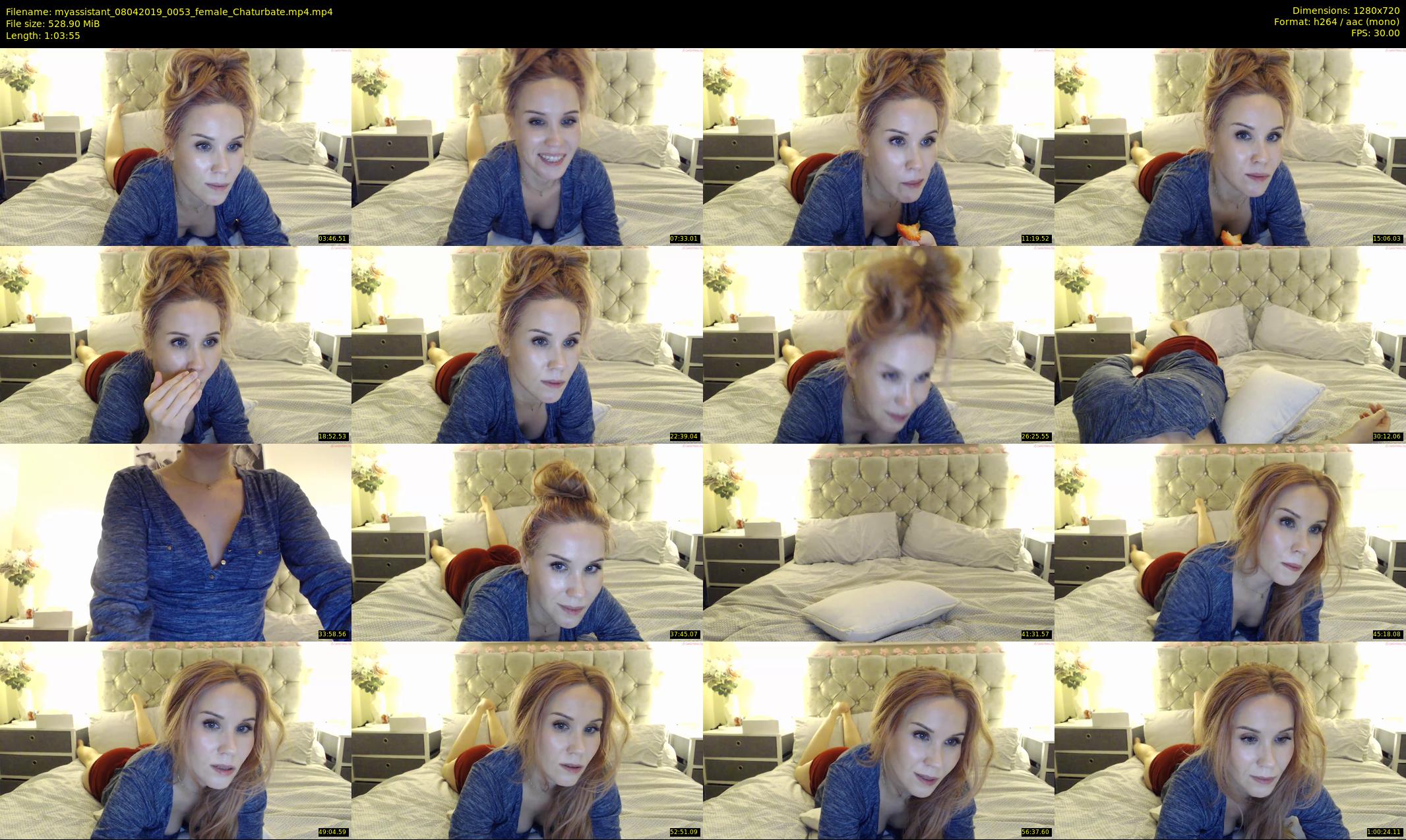 myassistant — 64 minute Chaturbate female cam show recording, 720p, Apr 8, 2019