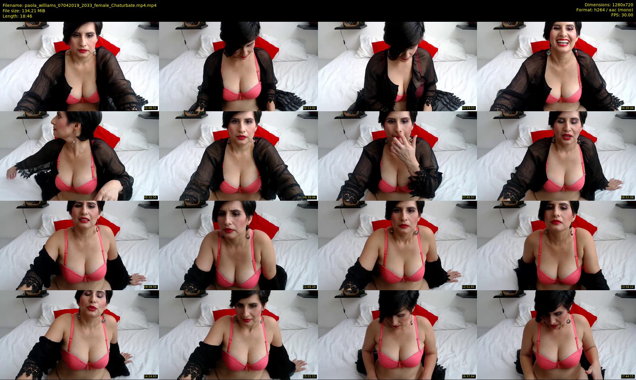 paola_williams — 19 minute Chaturbate female cam show recording, 720p, Apr 7, 2019