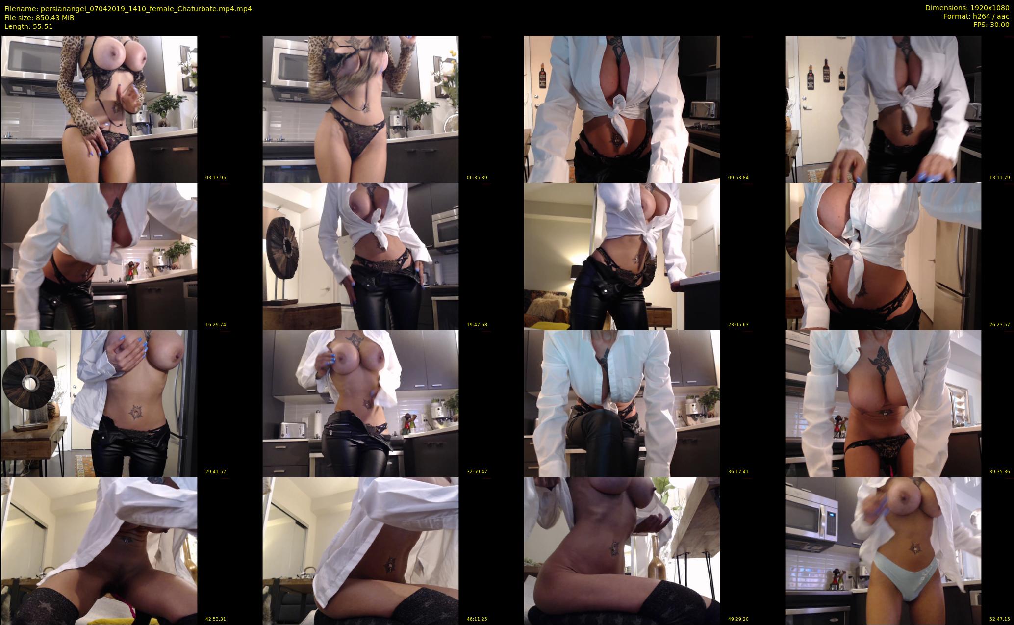 persianangel — 56 minute Chaturbate female cam show recording, 1080p, Apr 7, 2019