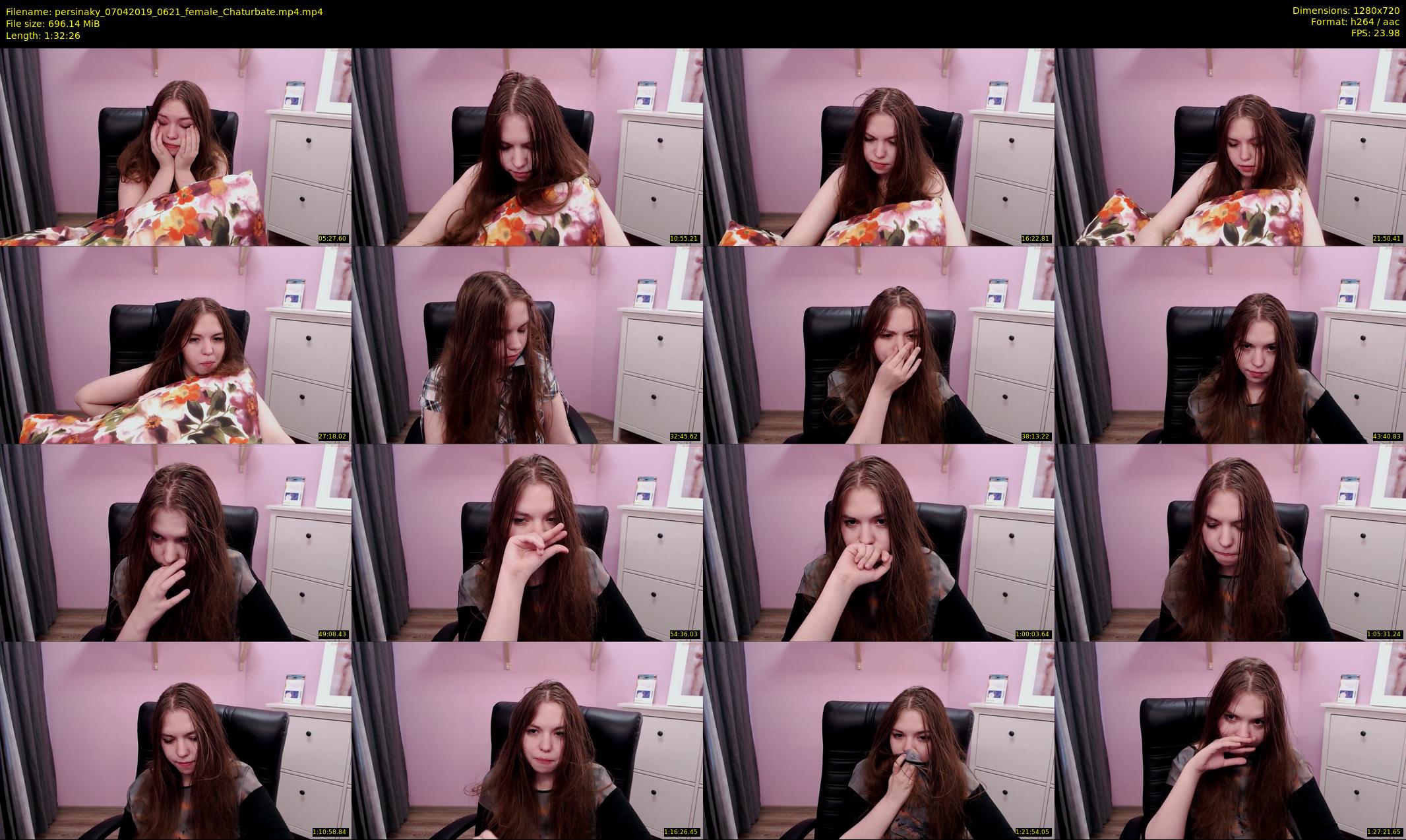 persinaky — 93 minute Chaturbate female cam show recording, 720p, Apr 7, 2019