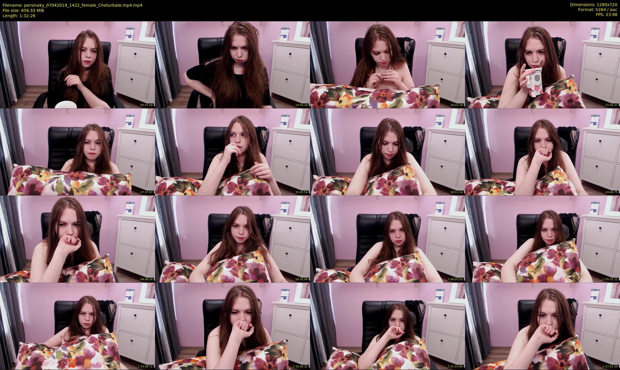 persinaky — 93 minute Chaturbate female cam show recording, 720p, Apr 7, 2019