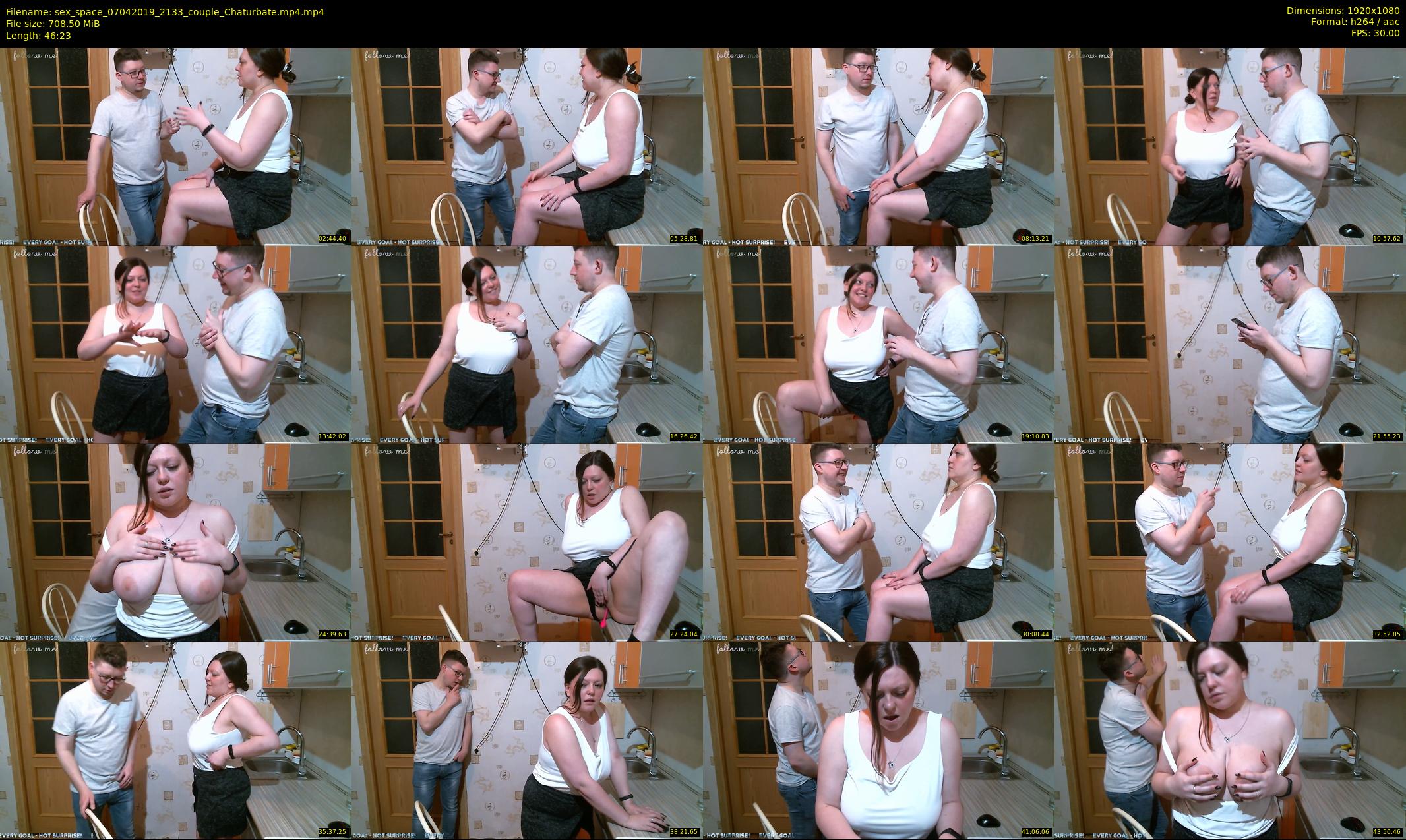 sex_space — 47 minute Chaturbate couple cam show recording, 1080p, Apr 7, 2019