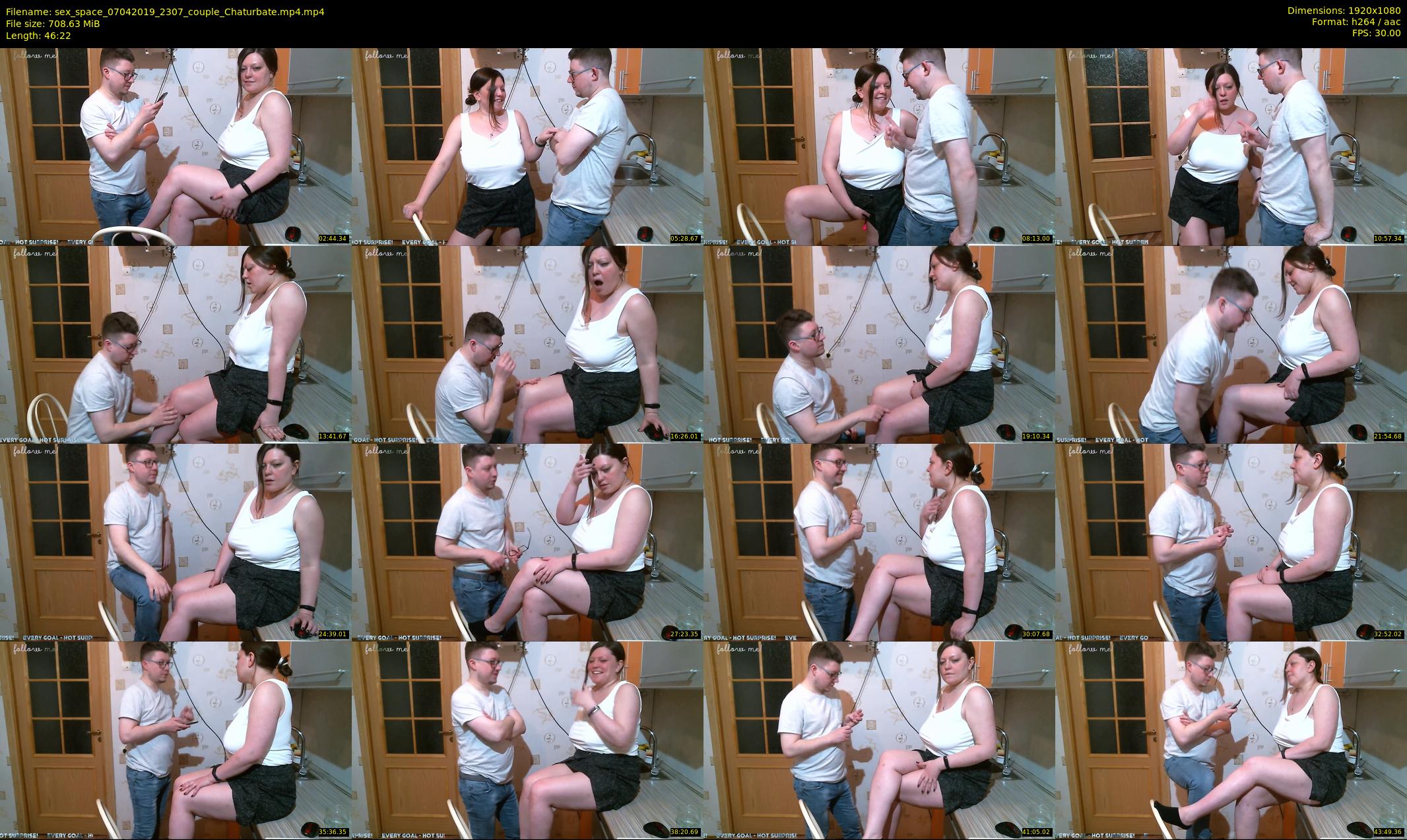 sex_space — 47 minute Chaturbate couple cam show recording, 1080p, Apr 7, 2019