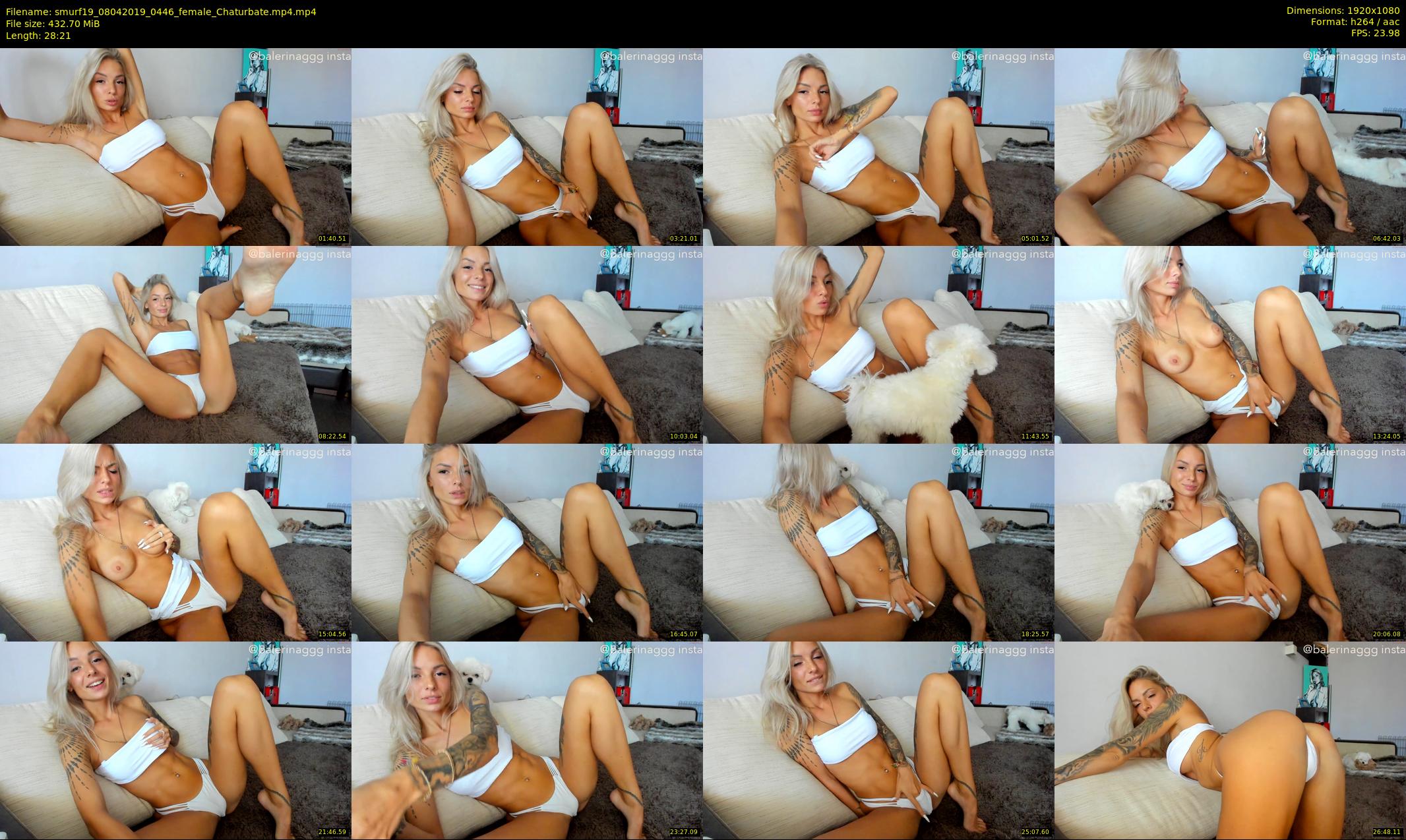 smurf19 — 29 minute Chaturbate female cam show recording, 1080p, Apr 8, 2019