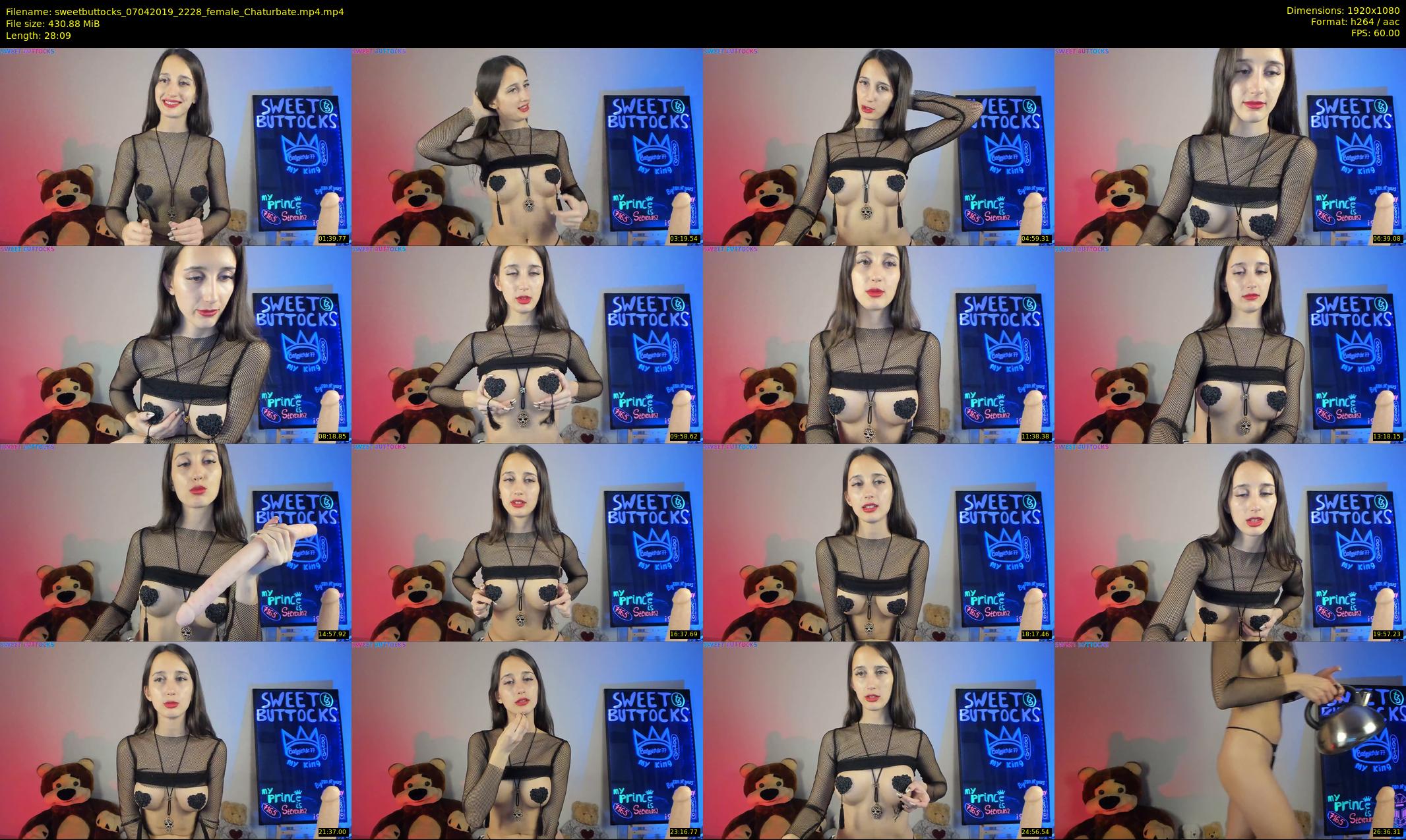 sweetbuttocks — 29 minute Chaturbate female cam show recording, 1080p, Apr 7, 2019