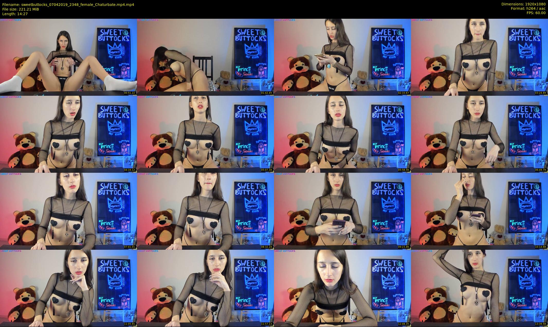 sweetbuttocks — 15 minute Chaturbate female cam show recording, 1080p, Apr 7, 2019