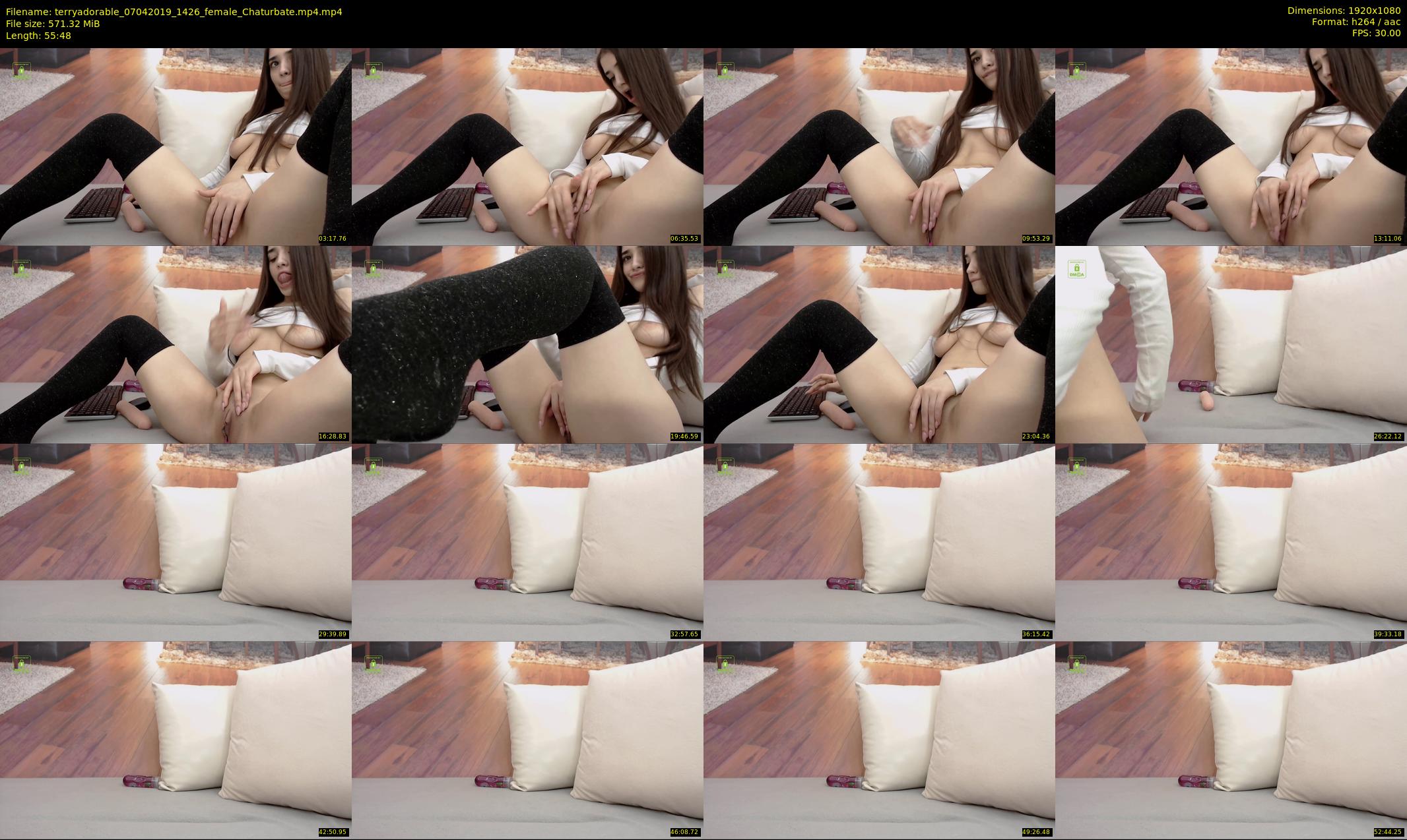 terryadorable — 56 minute Chaturbate female cam show recording, 1080p, Apr 7, 2019