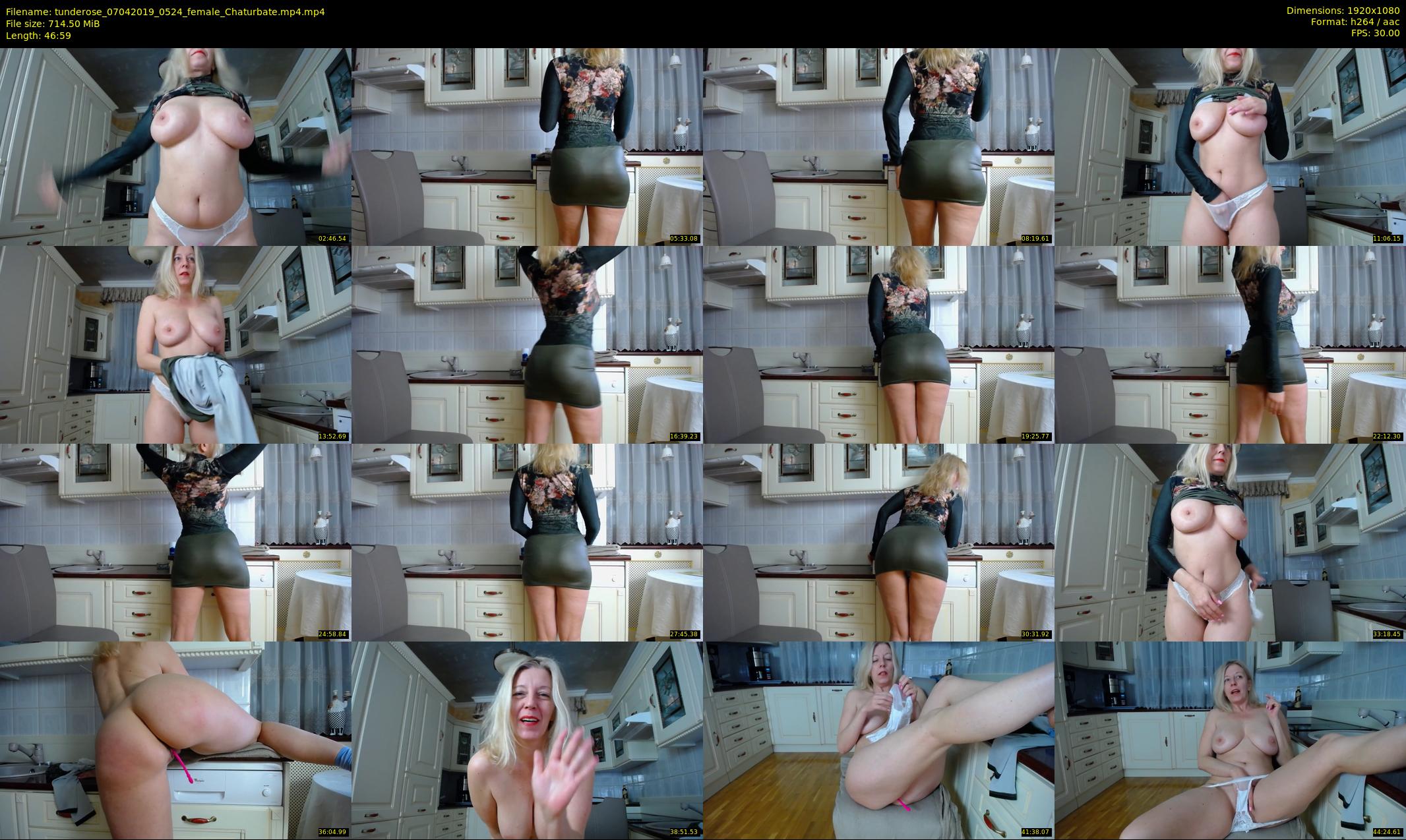 tunderose — 47 minute Chaturbate female cam show recording, 1080p, Apr 7, 2019