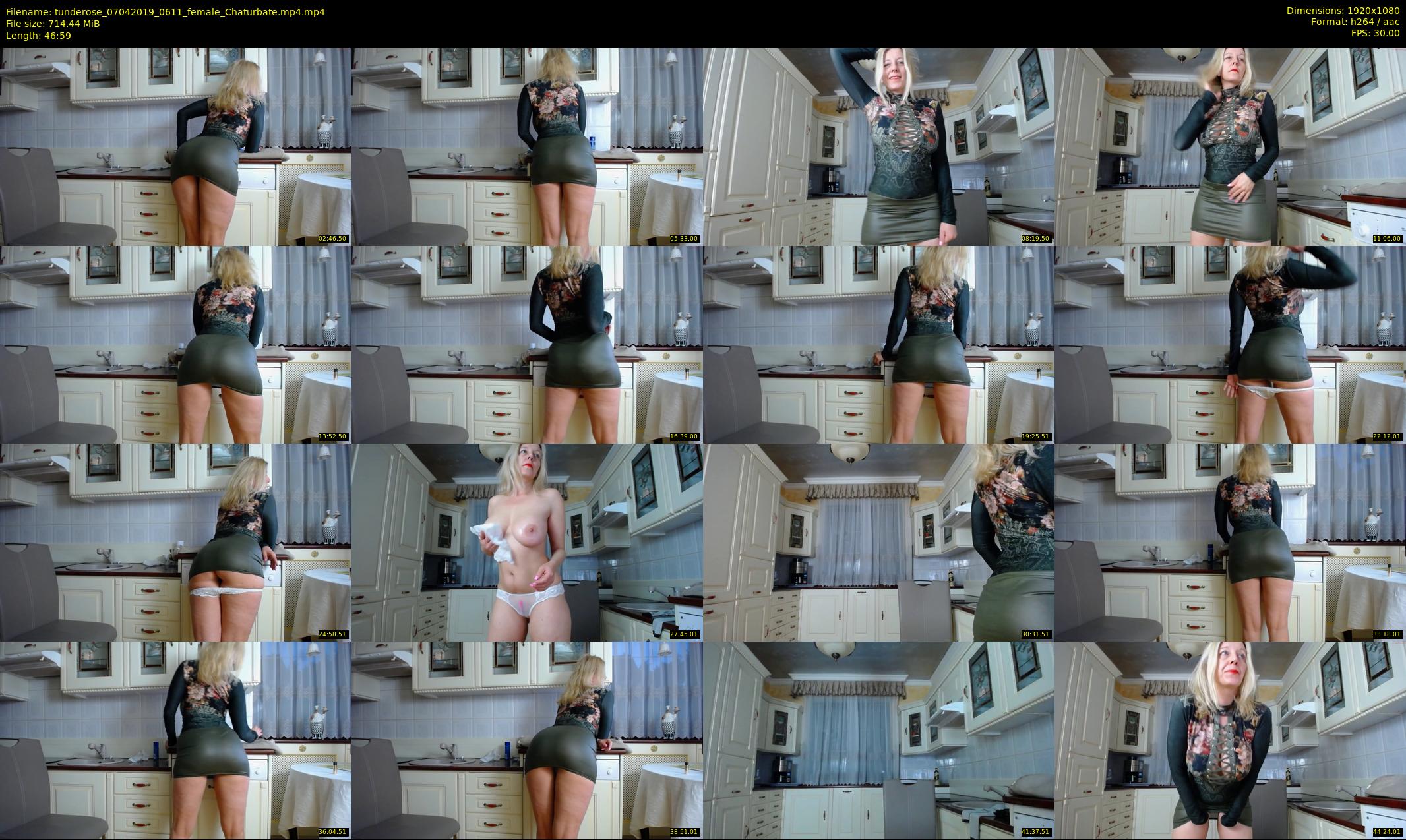 tunderose — 47 minute Chaturbate female cam show recording, 1080p, Apr 7, 2019