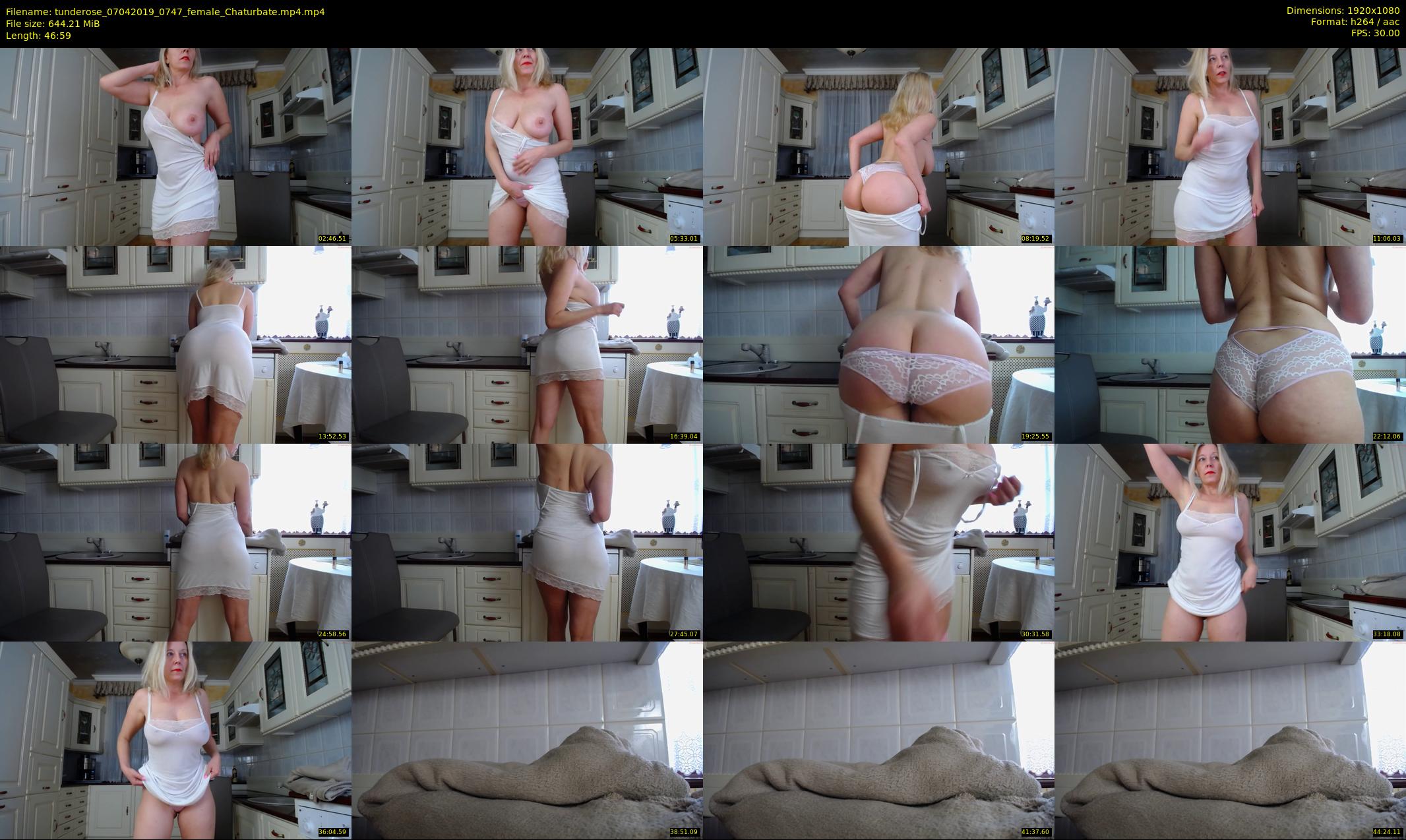 tunderose — 47 minute Chaturbate female cam show recording, 1080p, Apr 7, 2019