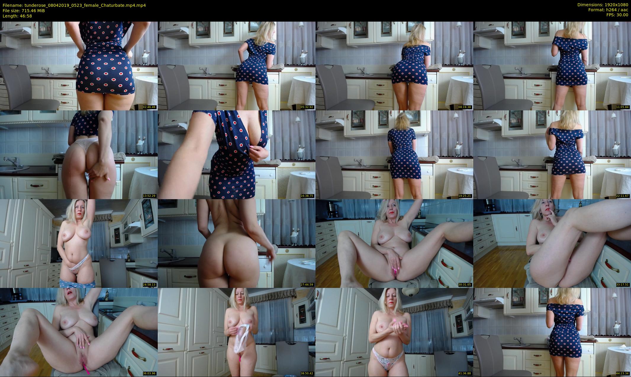 tunderose — 47 minute Chaturbate female cam show recording, 1080p, Apr 8, 2019