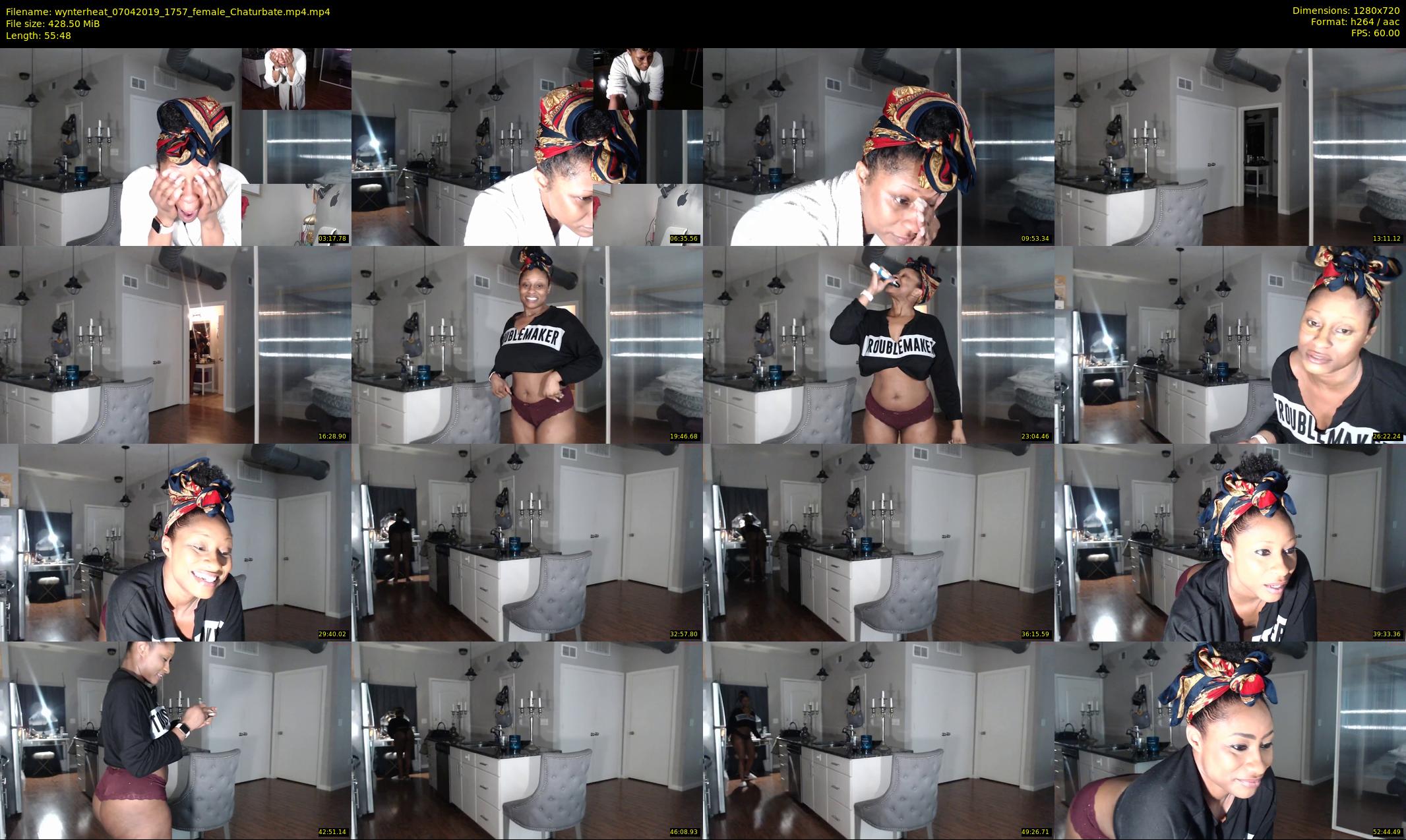 wynterheat — 56 minute Chaturbate female cam show recording, 720p, Apr 7, 2019
