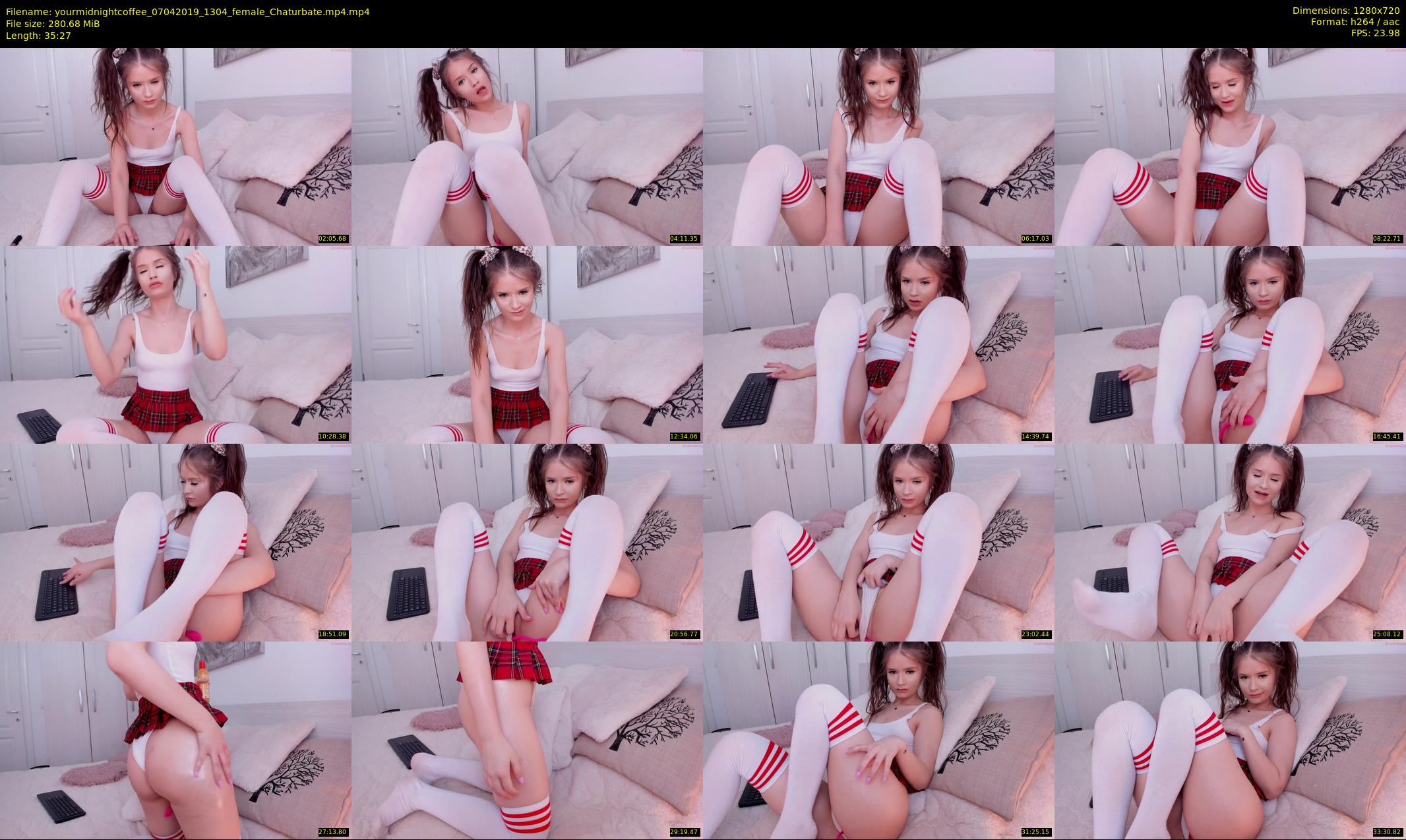 yourmidnightcoffee — 36 minute Chaturbate female cam show recording, 720p, Apr 7, 2019