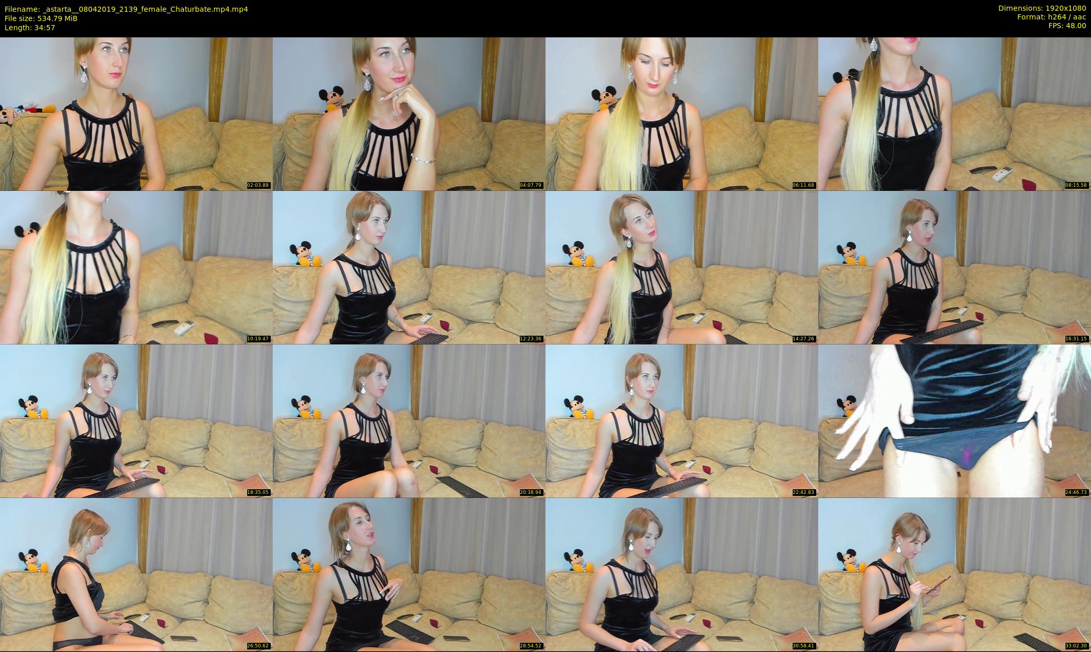 _astarta_ — 35 minute Chaturbate female cam show recording, 1080p, Apr 8, 2019