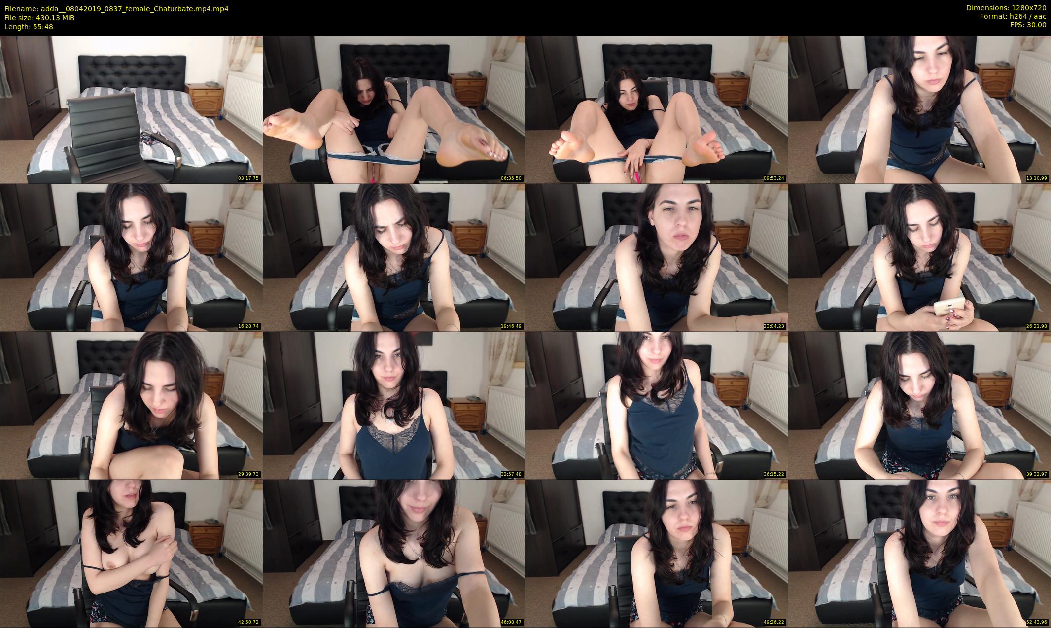 adda_ — 56 minute Chaturbate female cam show recording, 720p, Apr 8, 2019