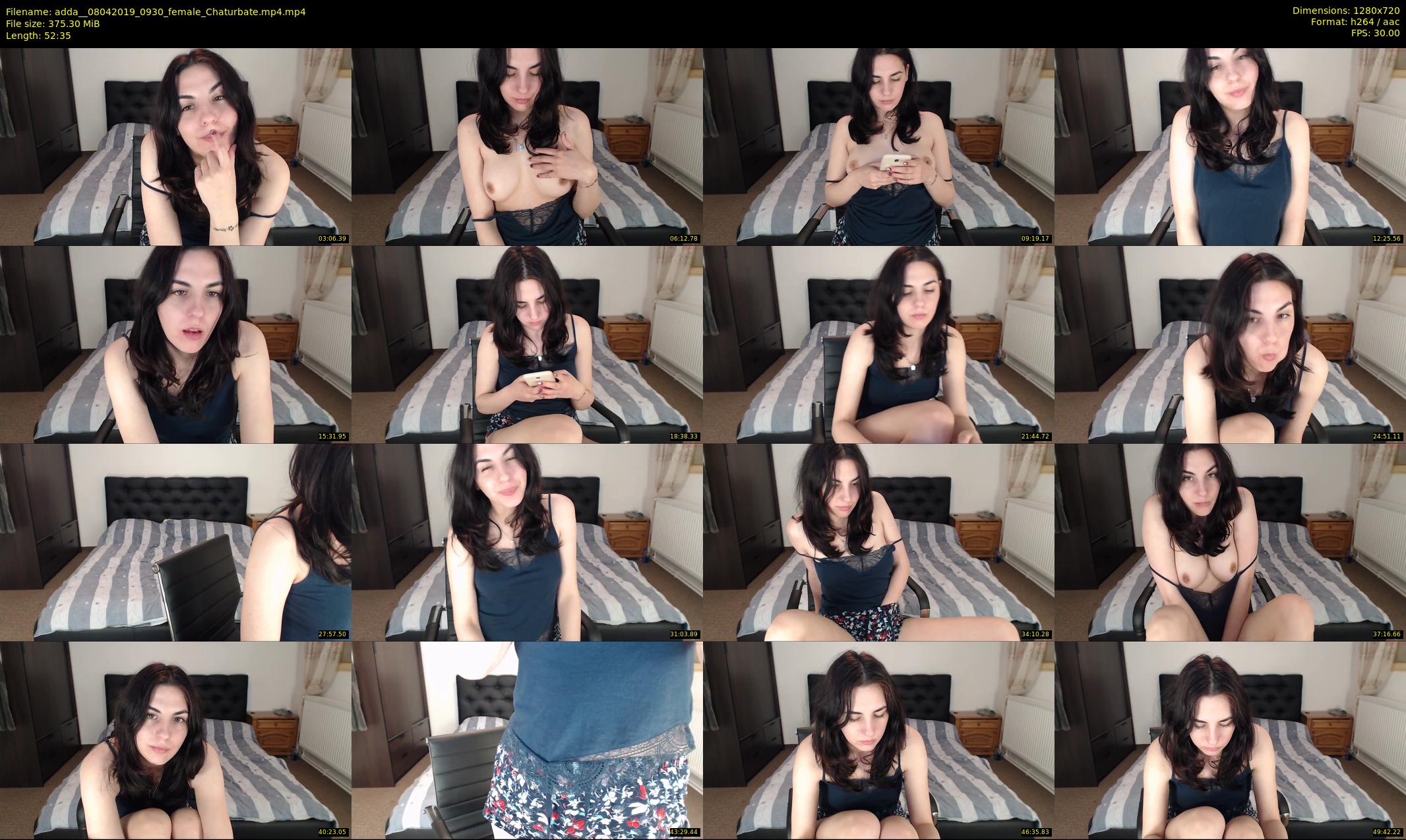 adda_ — 53 minute Chaturbate female cam show recording, 720p, Apr 8, 2019