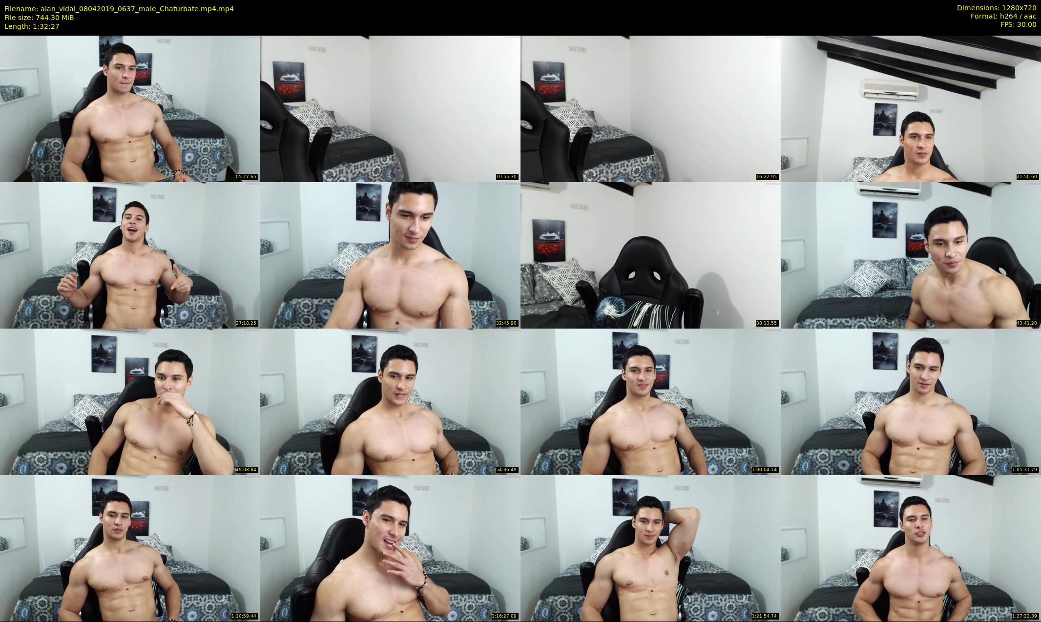 alan_vidal — 93 minute Chaturbate male cam show recording, 720p, Apr 8, 2019