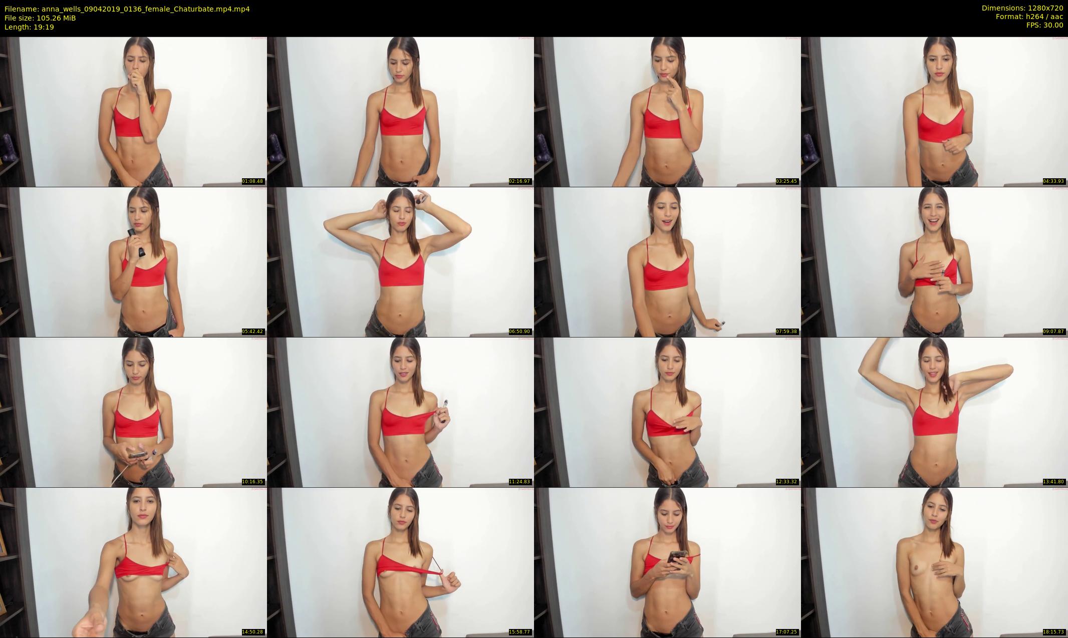 anna_wells — 20 minute Chaturbate female cam show recording, 720p, Apr 9, 2019
