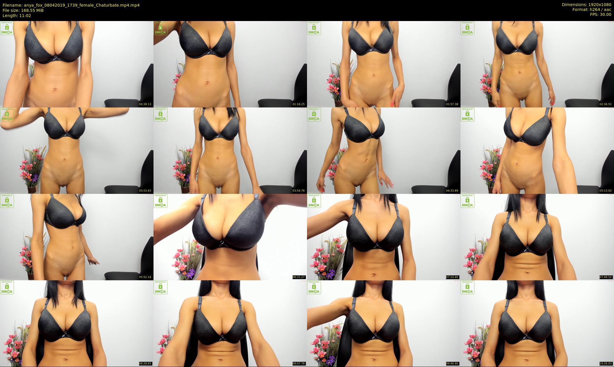 anya_fox — 12 minute Chaturbate female cam show recording, 1080p, Apr 8, 2019