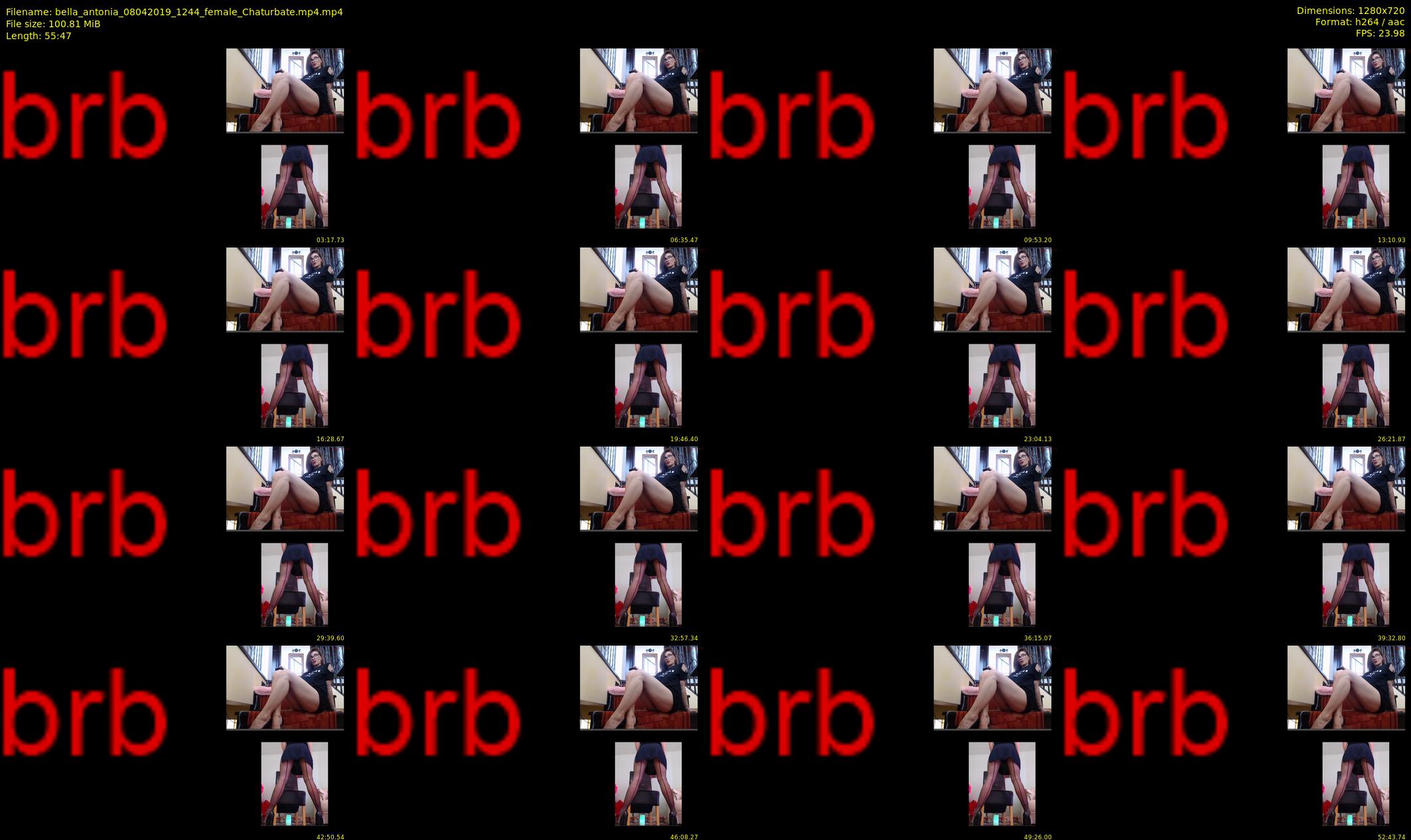 bella_antonia — 56 minute Chaturbate female cam show recording, 720p, Apr 8, 2019