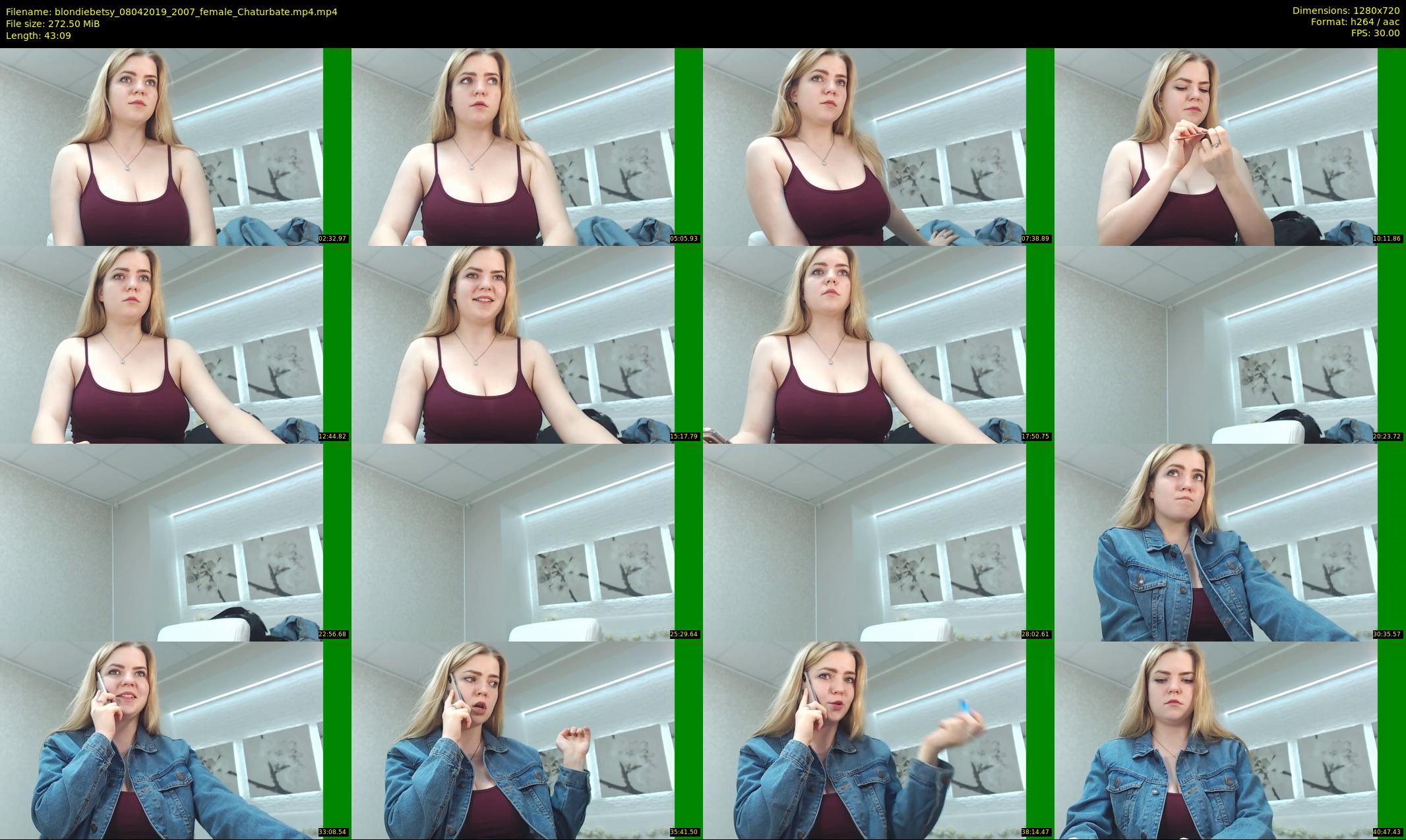 blondiebetsy — 44 minute Chaturbate female cam show recording, 720p, Apr 8, 2019