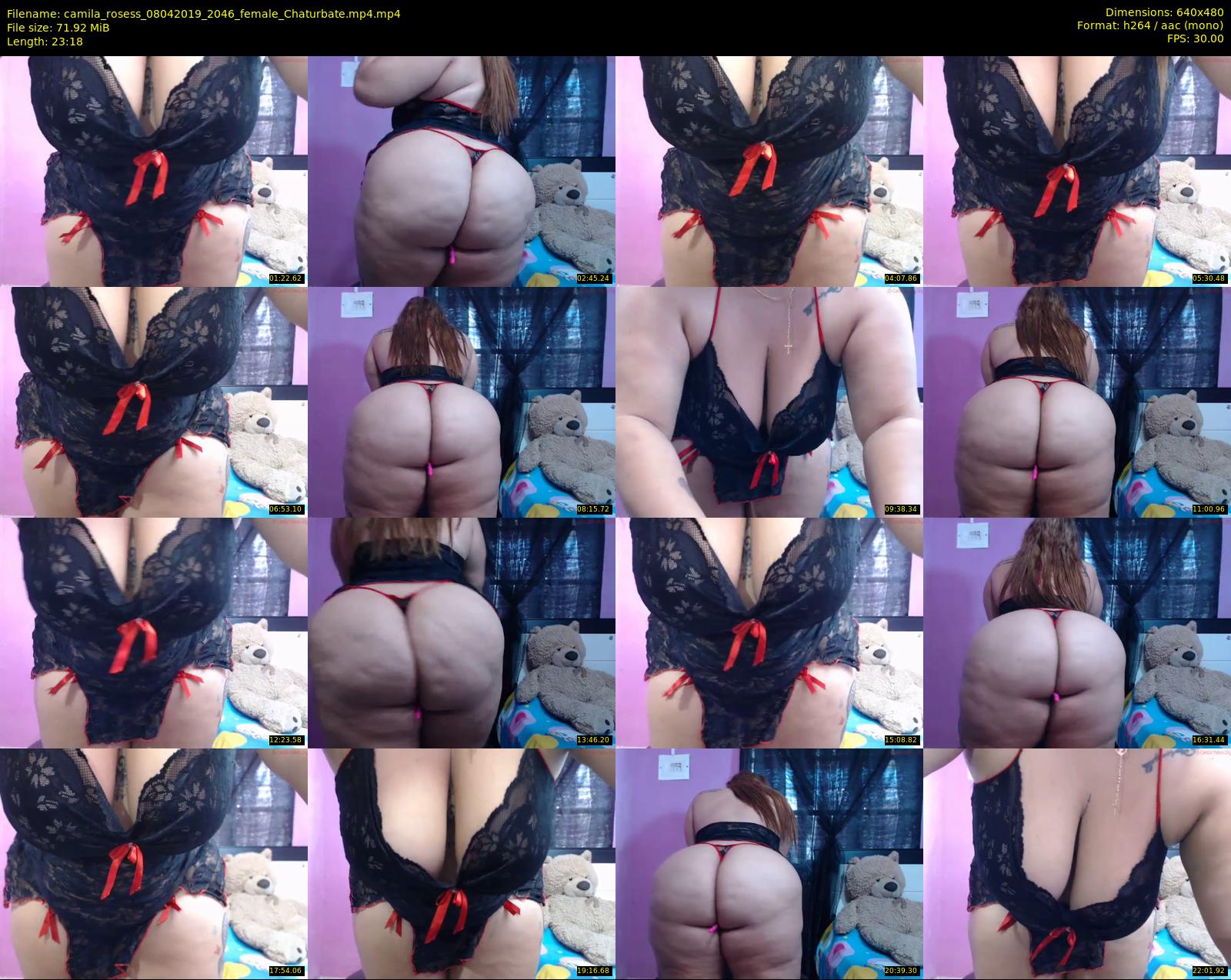 camila_rosess — 24 minute Chaturbate female cam show recording, 480p, Apr 8, 2019