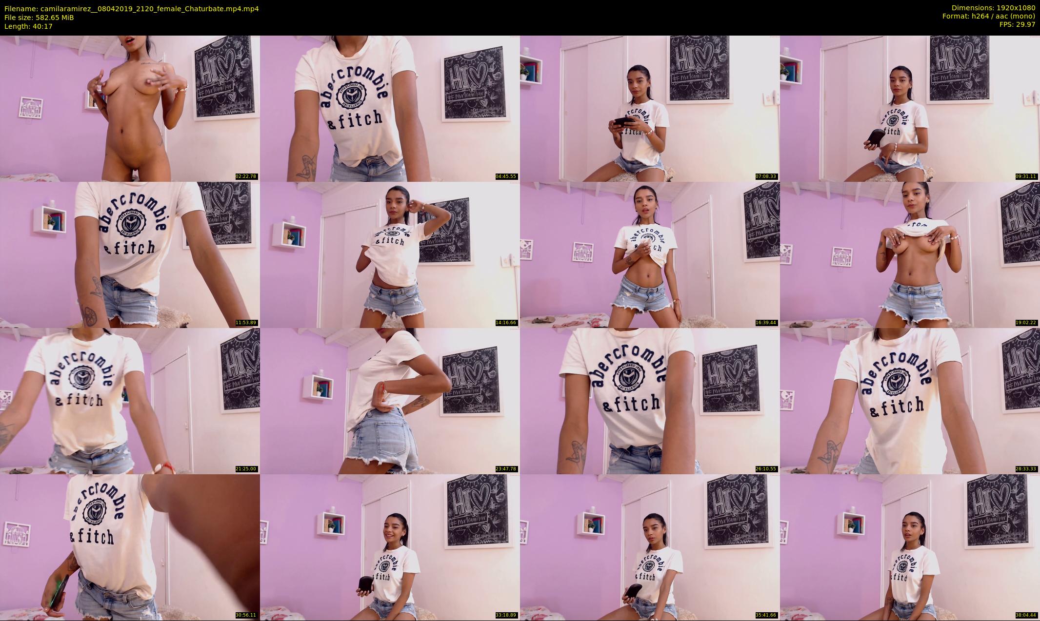 camilaramirez_ — 41 minute Chaturbate female cam show recording, 1080p, Apr 8, 2019