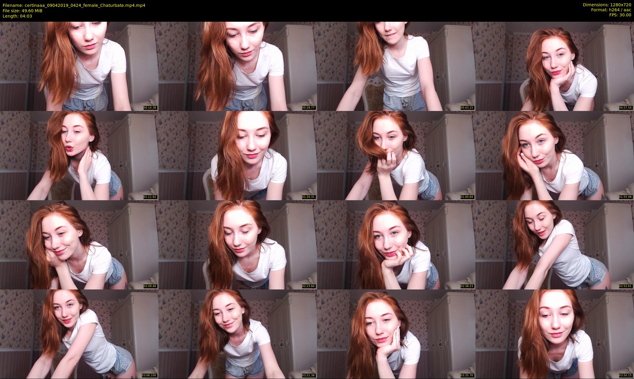 certinaaa — 5 minute Chaturbate female cam show recording, 720p, Apr 9, 2019