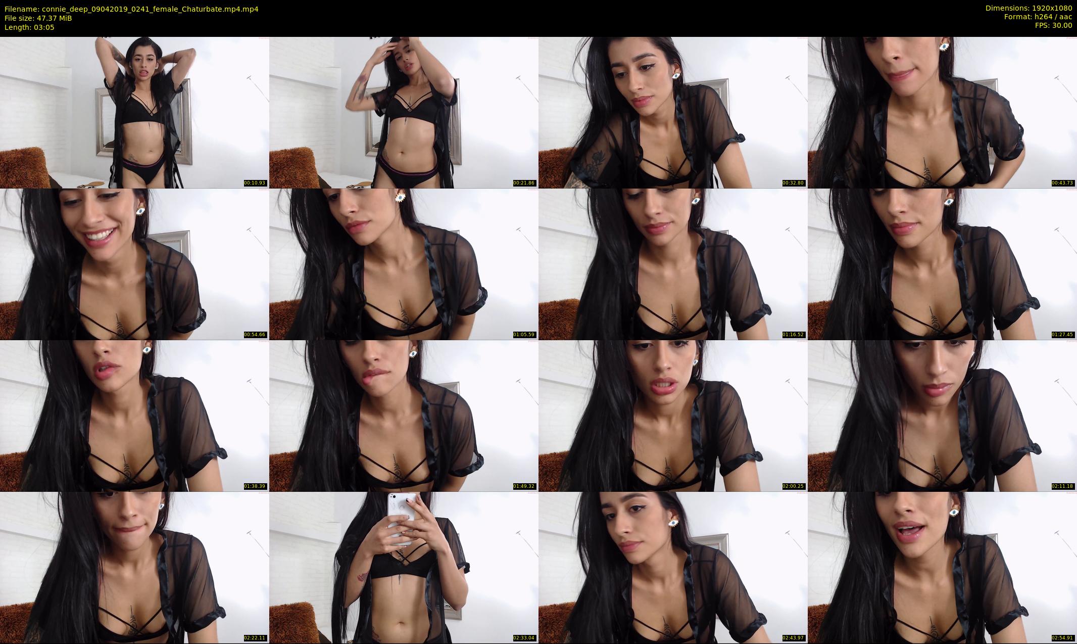 connie_deep — 4 minute Chaturbate female cam show recording, 1080p, Apr 9, 2019