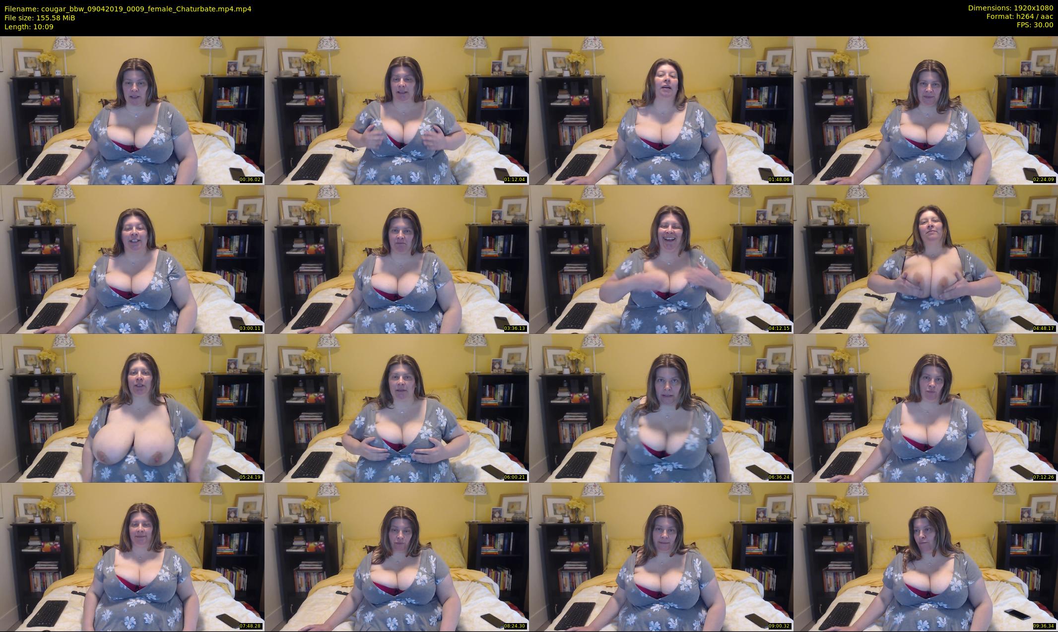 cougar_bbw — 11 minute Chaturbate female cam show recording, 1080p, Apr 9, 2019