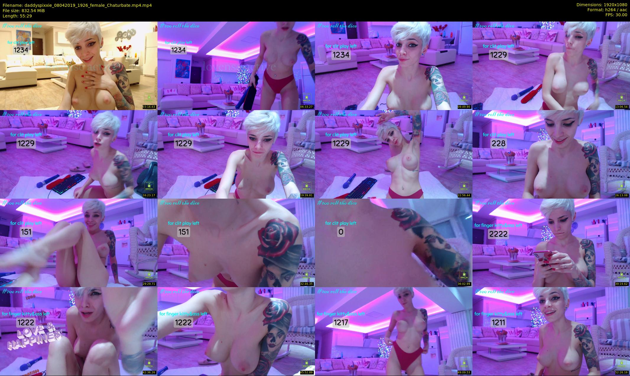 daddyspixxie — 56 minute Chaturbate female cam show recording, 1080p, Apr 8, 2019