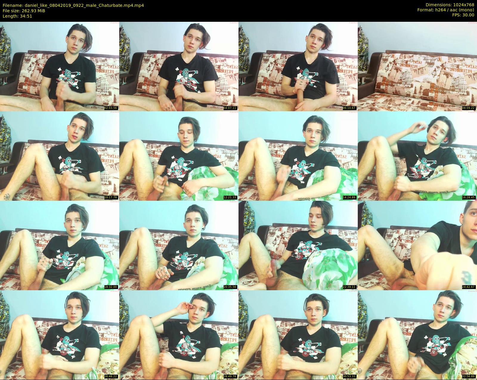 daniel_like — 35 minute Chaturbate male cam show recording, 720p, Apr 8, 2019