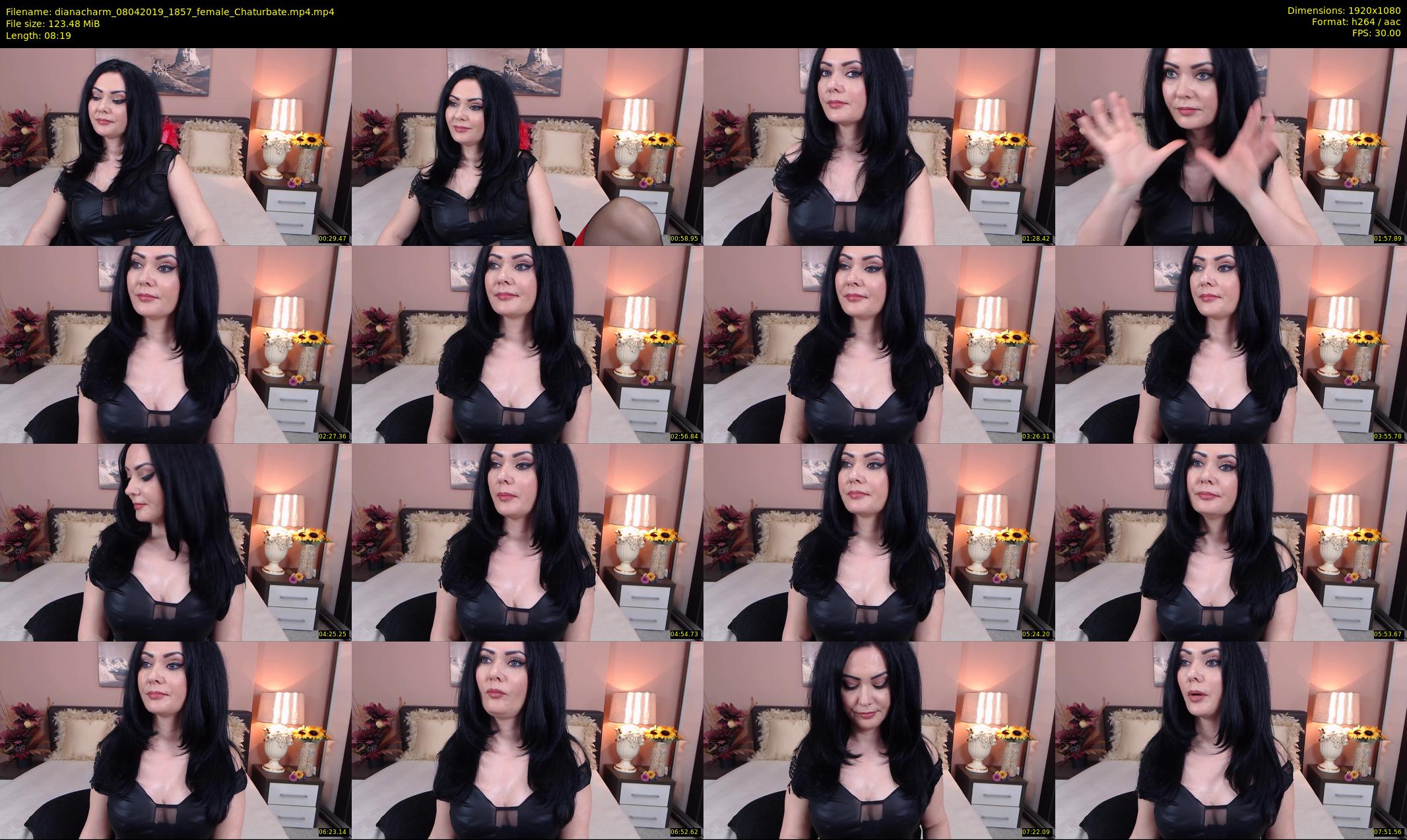 dianacharm — 9 minute Chaturbate female cam show recording, 1080p, Apr 8, 2019