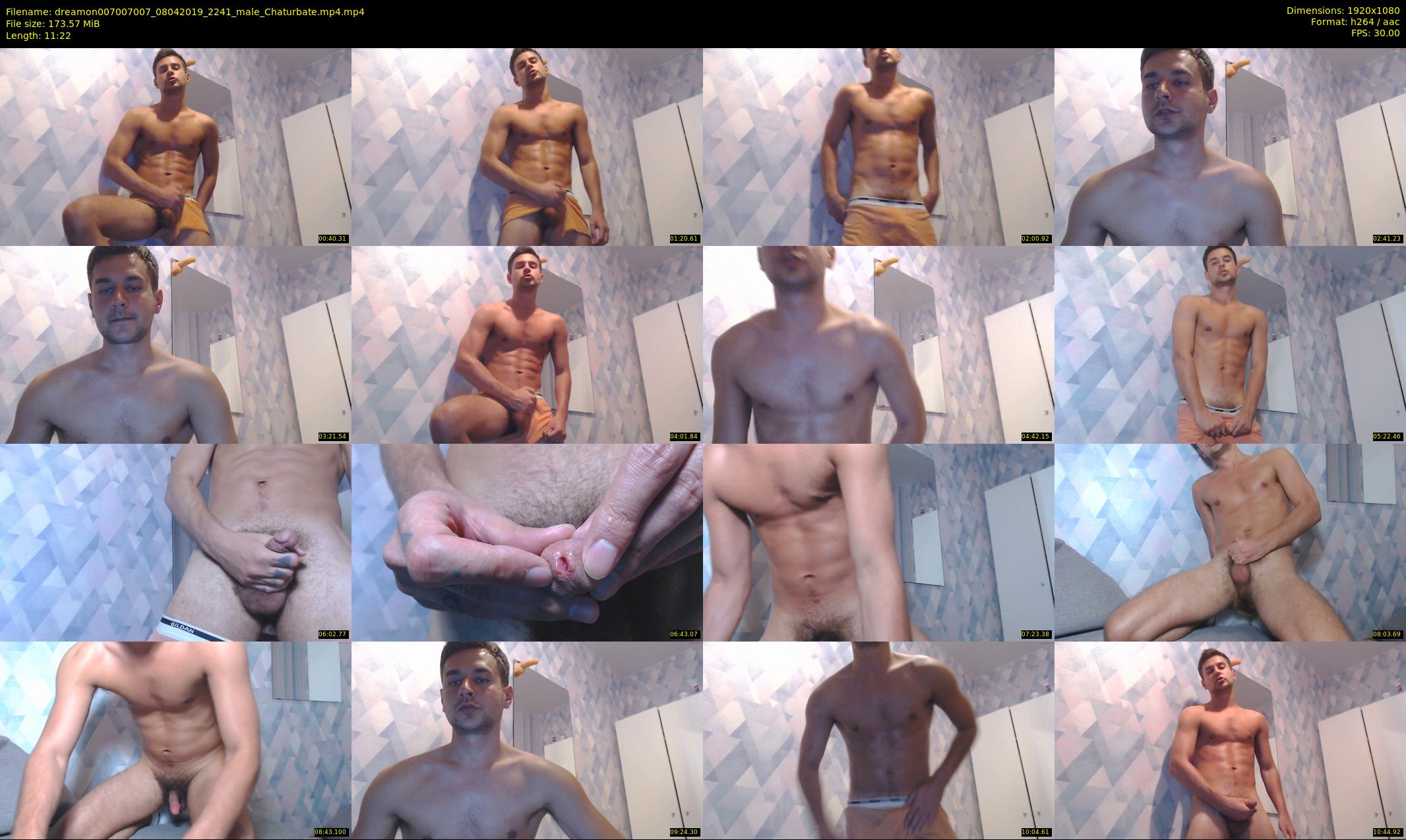 dreamon007007007 — 12 minute Chaturbate male cam show recording, 1080p, Apr 8, 2019