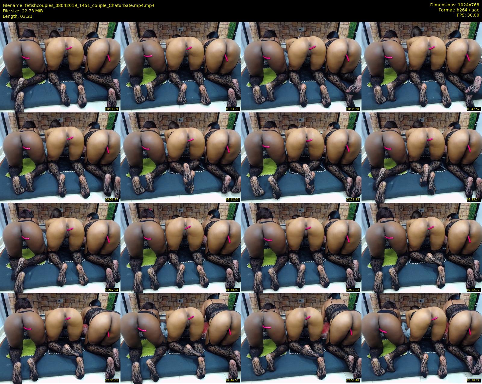 fetishcouples — 4 minute Chaturbate couple cam show recording, 720p, Apr 8, 2019