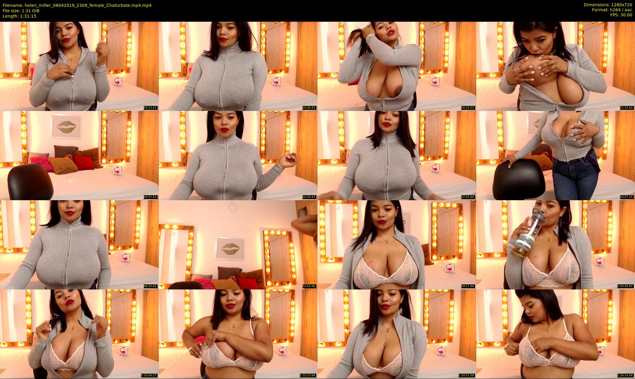 helen_miller — 92 minute Chaturbate female cam show recording, 720p, Apr 8, 2019
