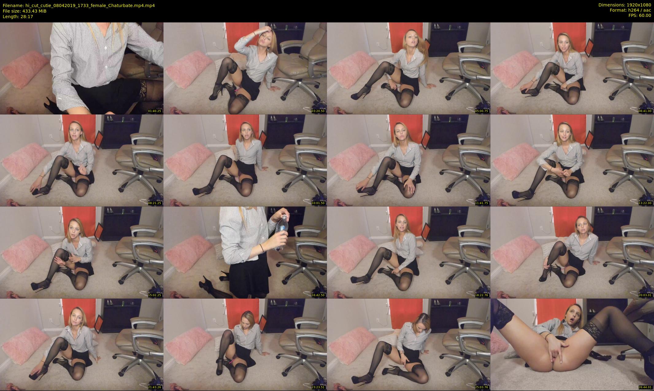 hi_cut_cutie — 29 minute Chaturbate female cam show recording, 1080p, Apr 8, 2019